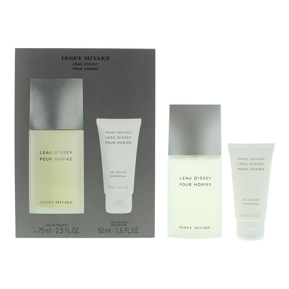 Issey Miyake Men's Light L'eau D'issey Pour Homme 2 Piece Gift Set: Eau De Toilette 75Ml - S
