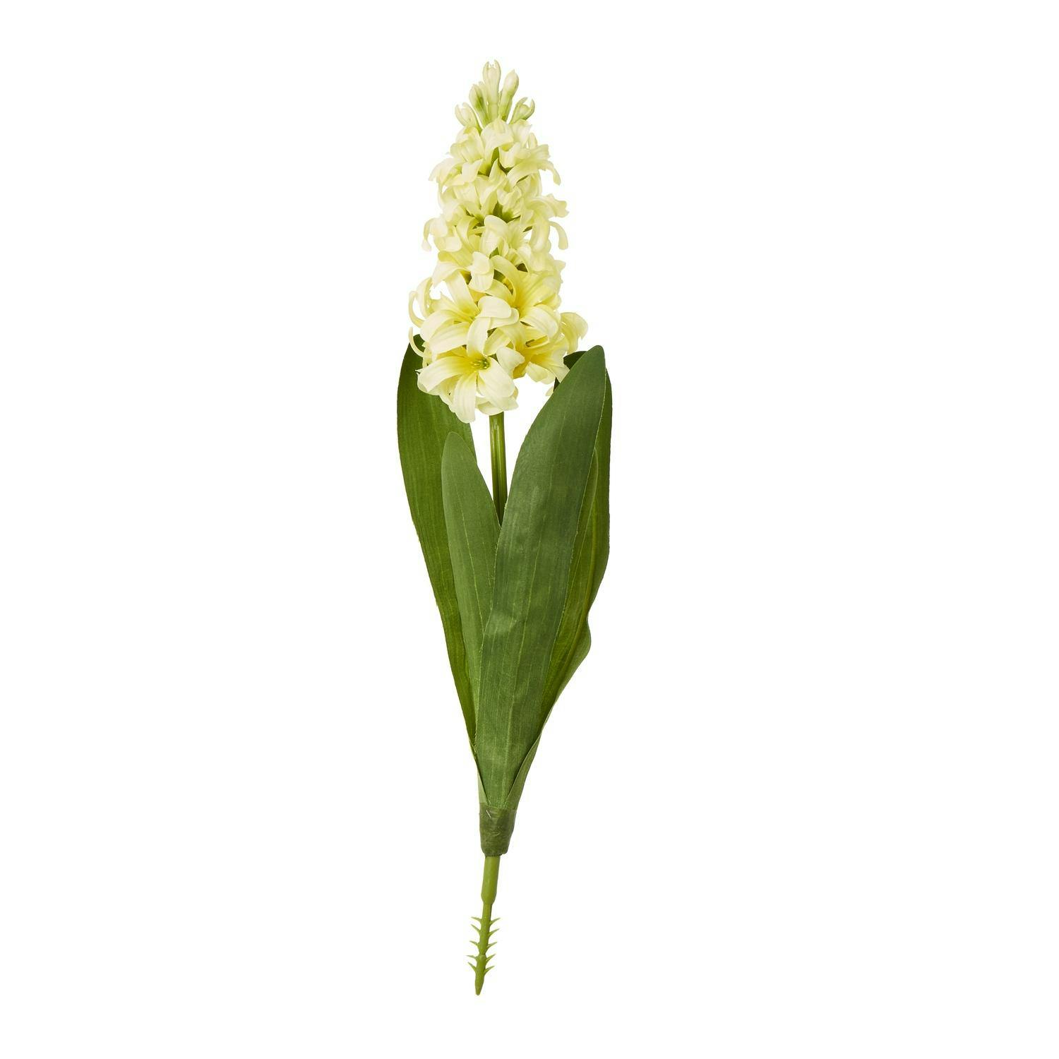 Hill Interiors Yellow Hyacinth Stem Artificial Plant - One Size - 100% Mixed