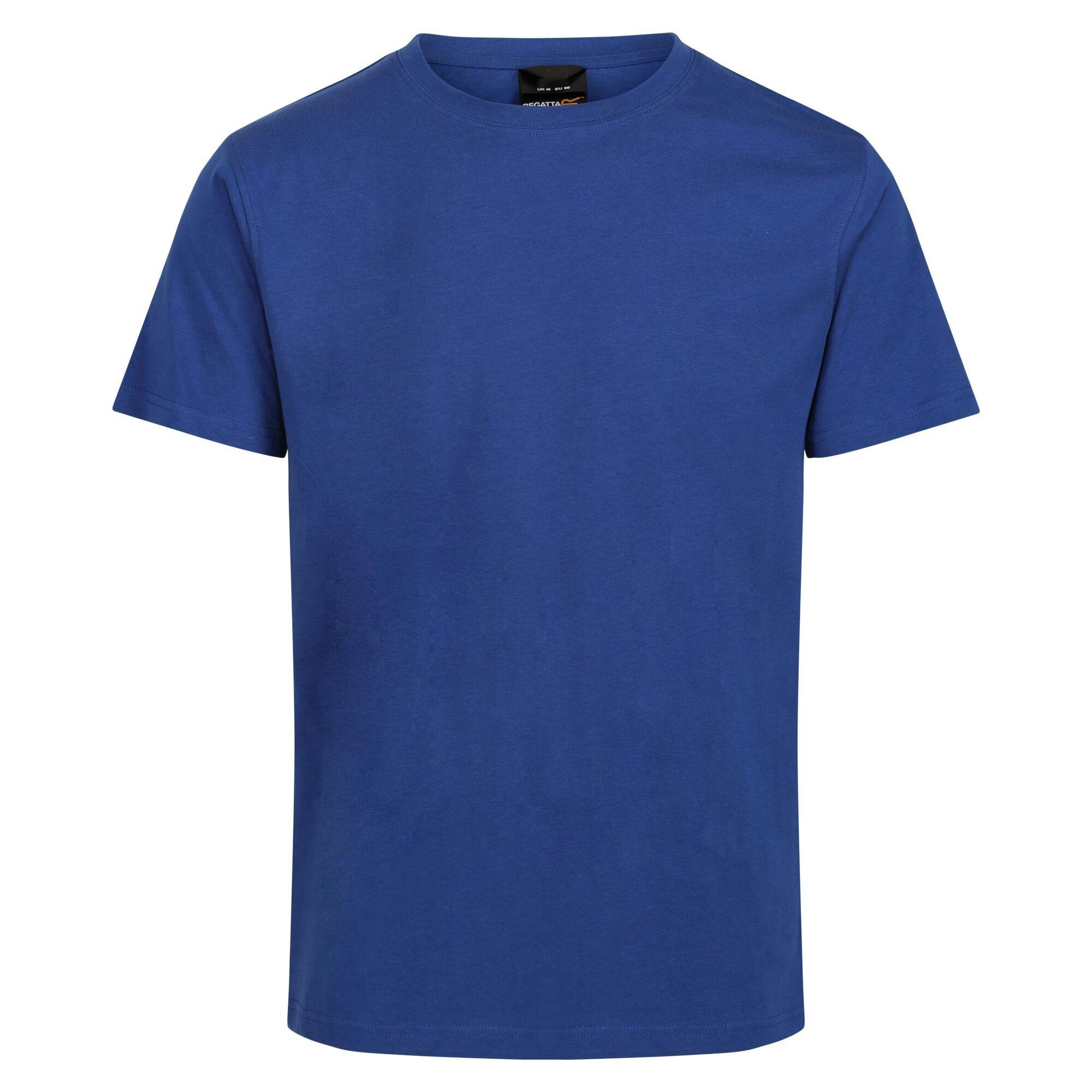 Regatta Men's Professional Cotton Soft Touch T-Shirt - New Royal - 3XL - New Royal - 100% Cotton