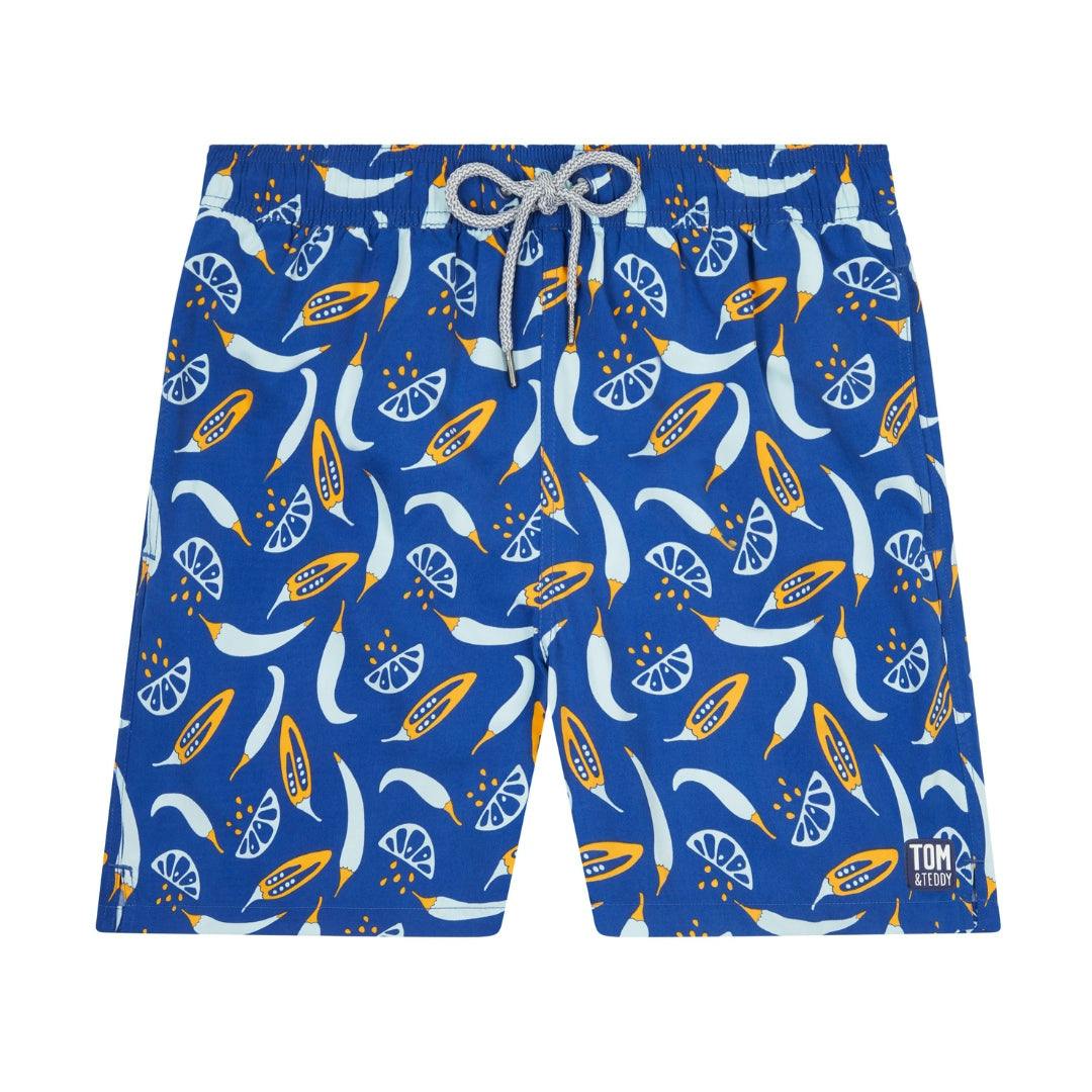 Tom & Teddy Blue/Orange & Chilli - S