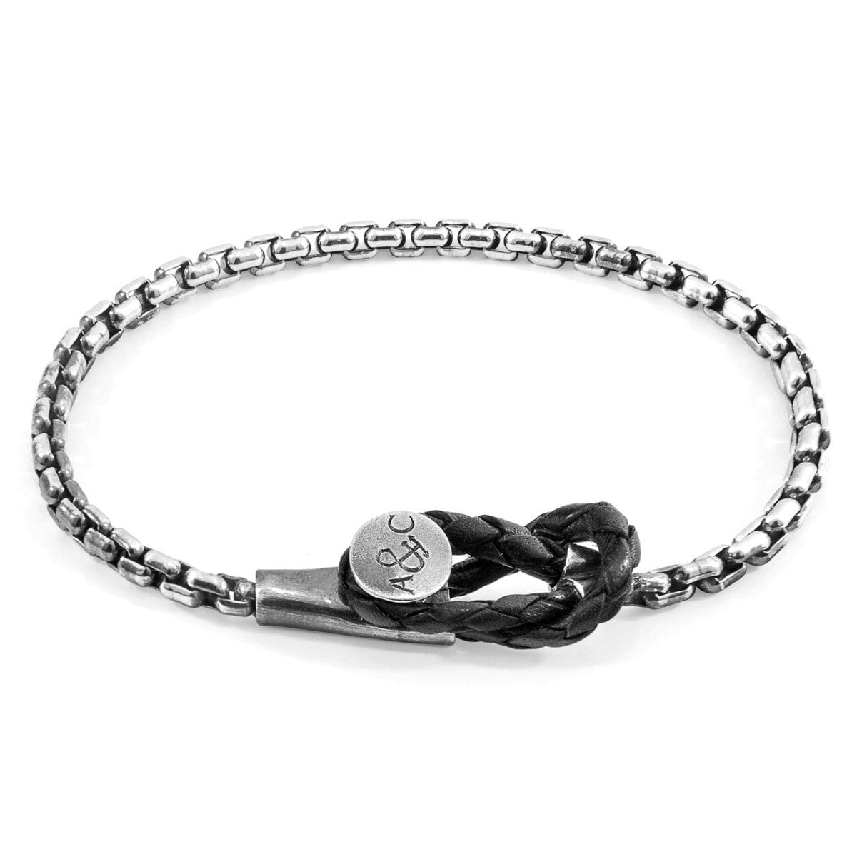 Anchor & Crew Silver Dundee Mooring Chain Bracelet - M - 21Cm (Most Popular)