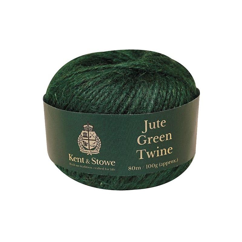 Kent & Stowe Green Jute Twine - 80M (100G), 3-Ply