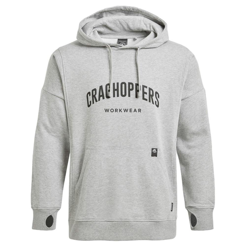 Craghoppers Men's Grey Workwear Oulston Hoodie - Soft Marl - Soft Marl - Xxl - 60% Organic Cotton/40% Recycled Polyester