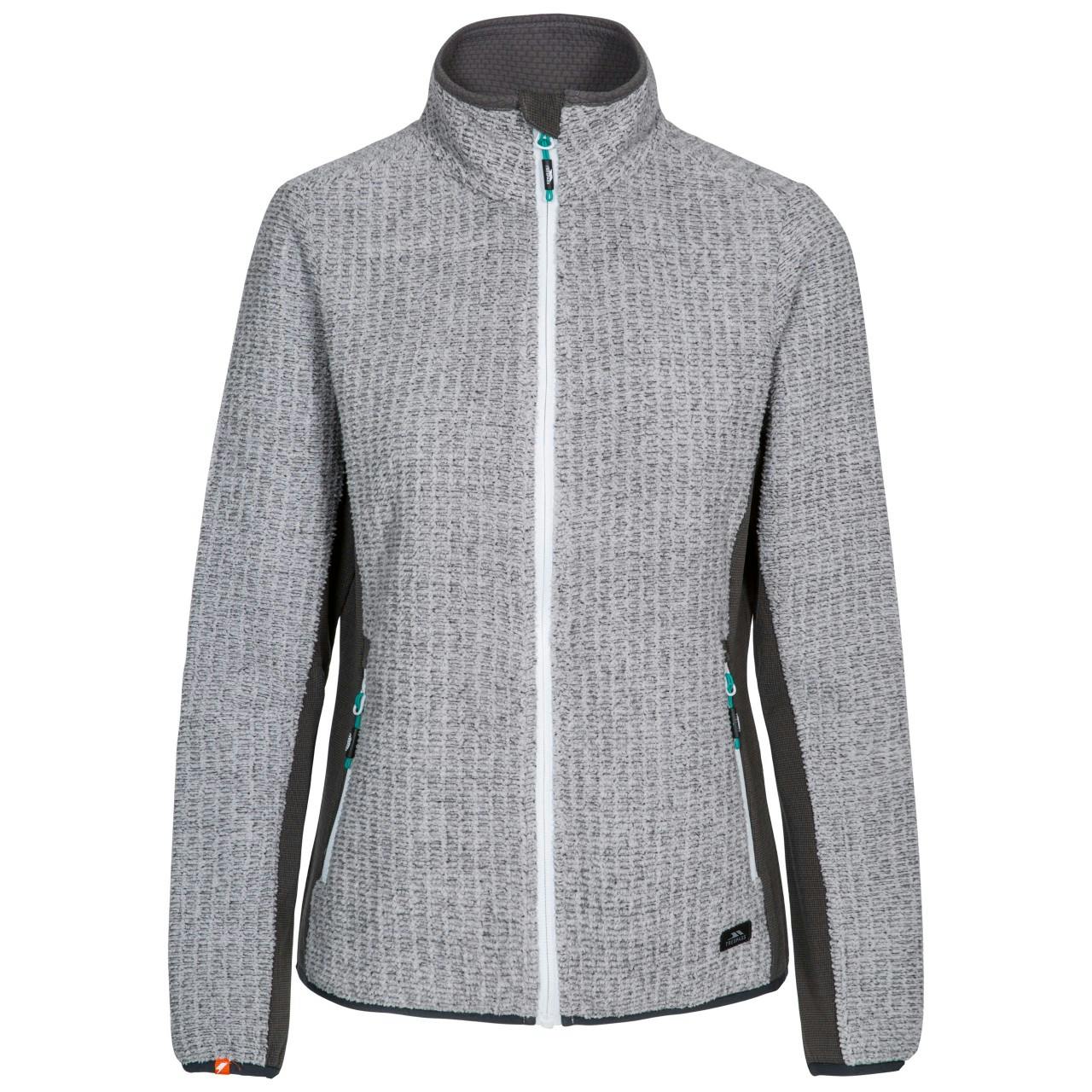 Trespass Women's Grey Liggins Fleece Jacket - Marl - Xxl - Marl - 100% Polyester