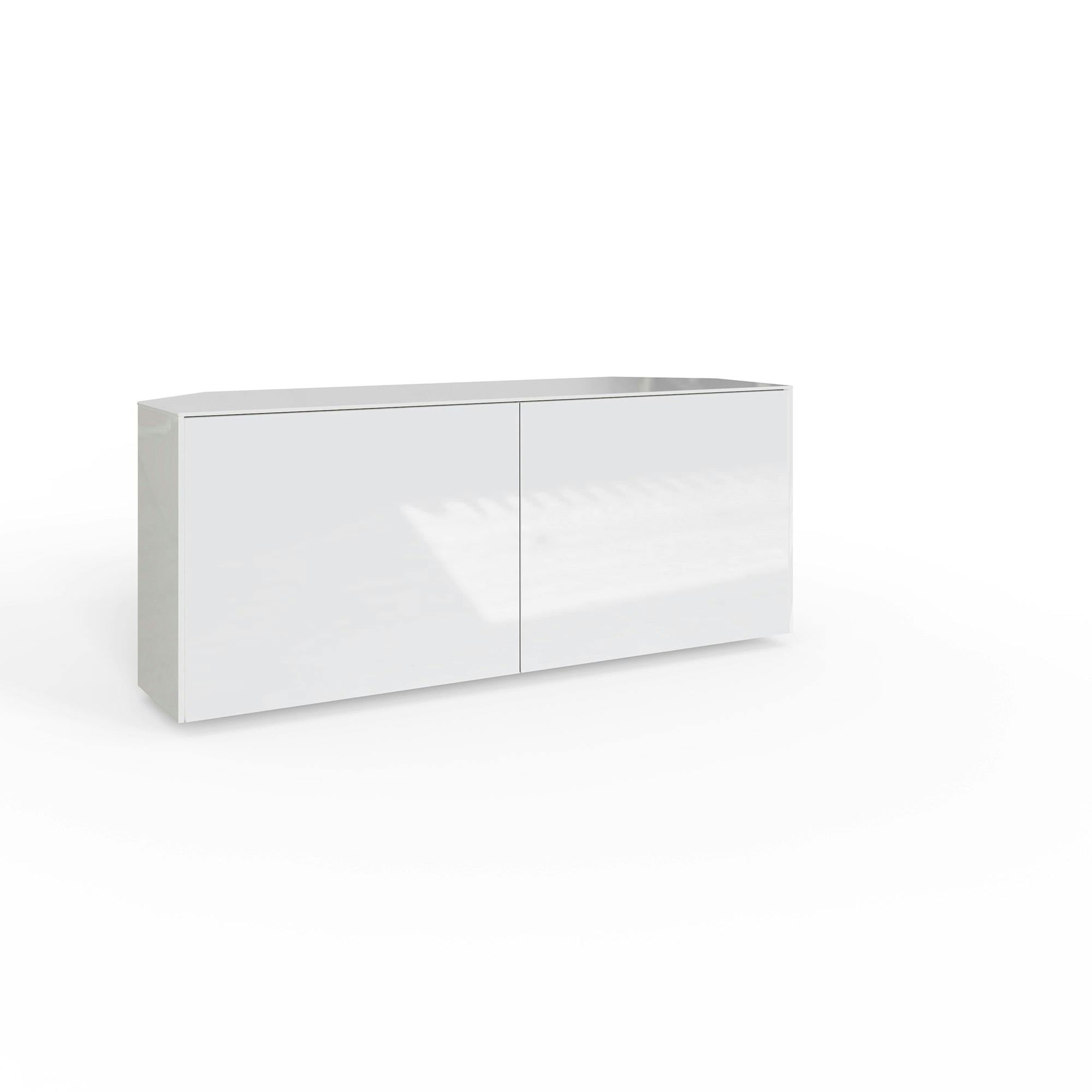 Rackhams White Frank Olsen Corner 1200 Tv Cabinet
