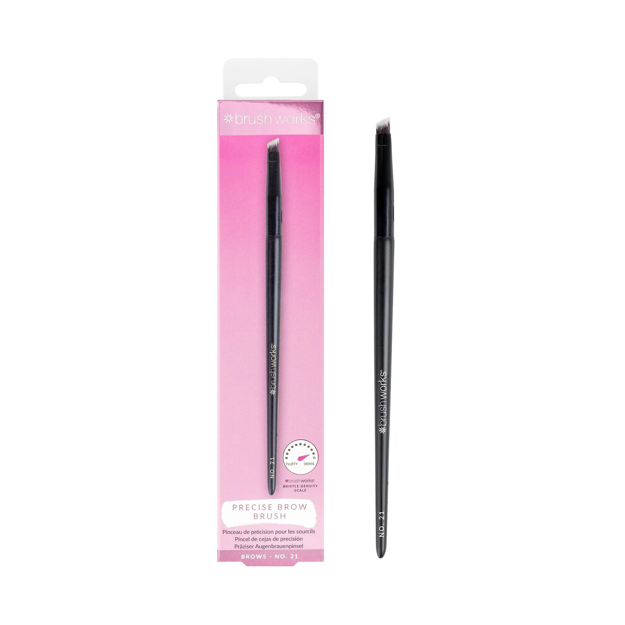 Brushworks Cream No. 21 Precise Brow Brush - Image 2