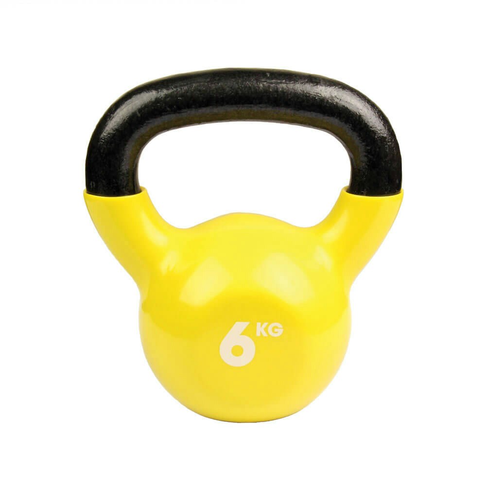 Fitness Mad Yellow 6Kg Kettlebell