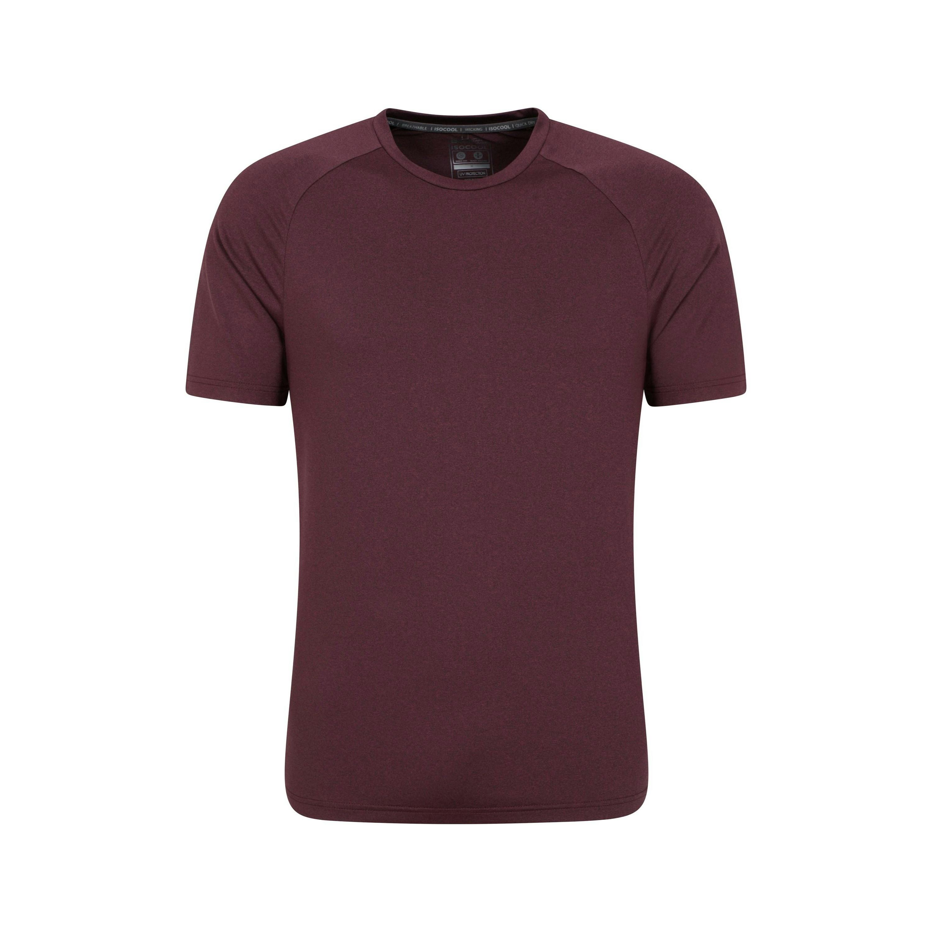 Mountain Warehouse Men's Dark/Purple Agra Melange T-Shirt - Xxs - 88% Polyester/12% Elastane