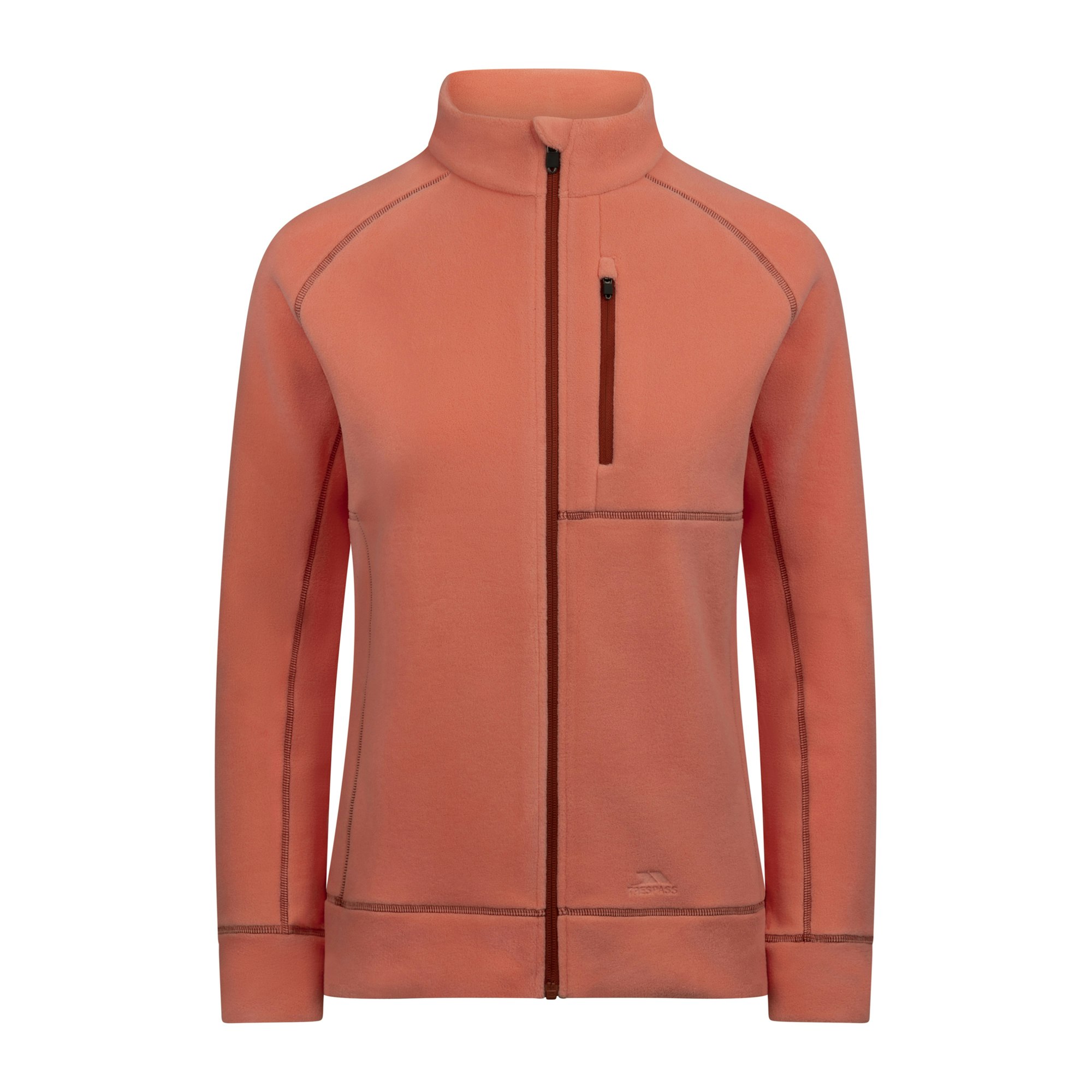 Trespass Women's Script At200 Fleece Jacket - Burnt Sienna - Burnt Sienna - L