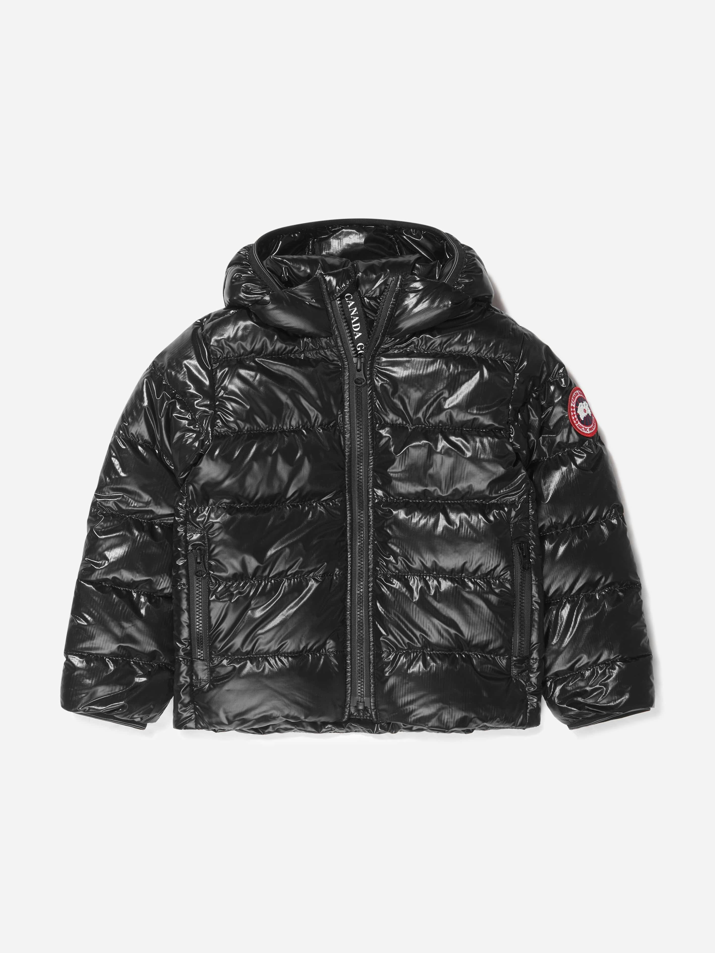 Canada Goose Unisex Kids Black Kids Crofton Down Hooded Jacket - Xs (6 Yrs)