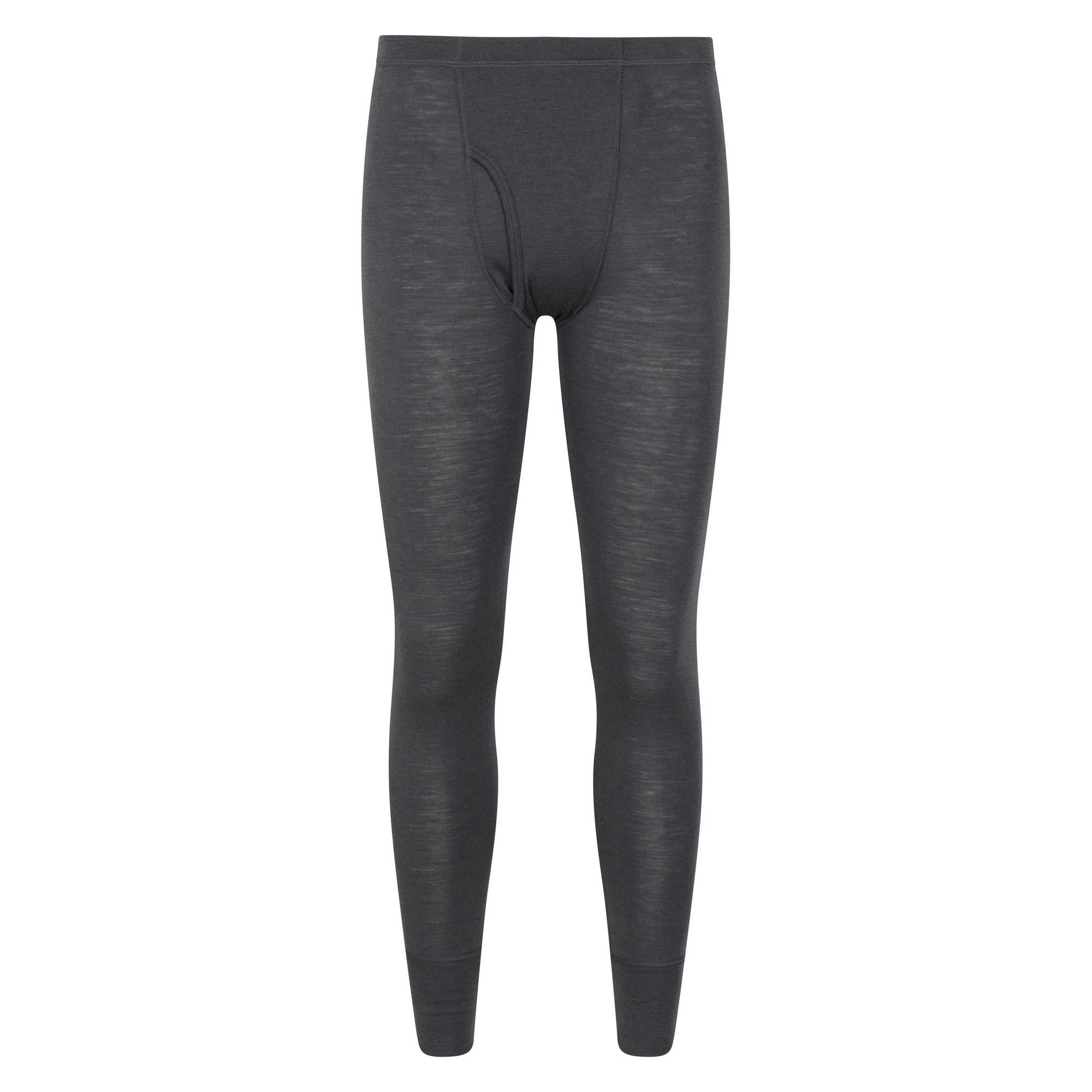 Mountain Warehouse Men's Grey Merino Ii Thermal Bottoms - 4XL