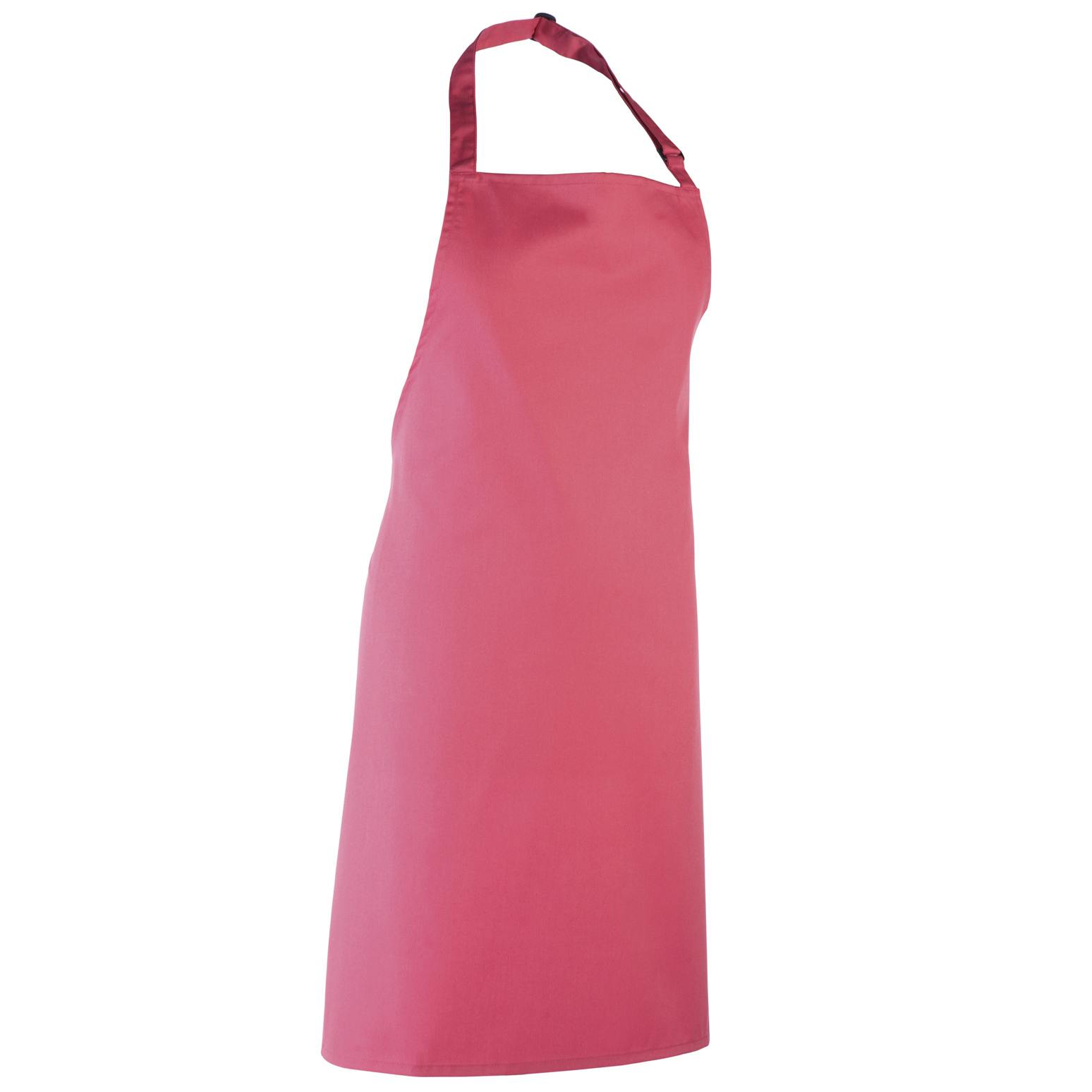 Premier (One Size, Hot Pink) Colours Bib Apron / Workwear - Image 4