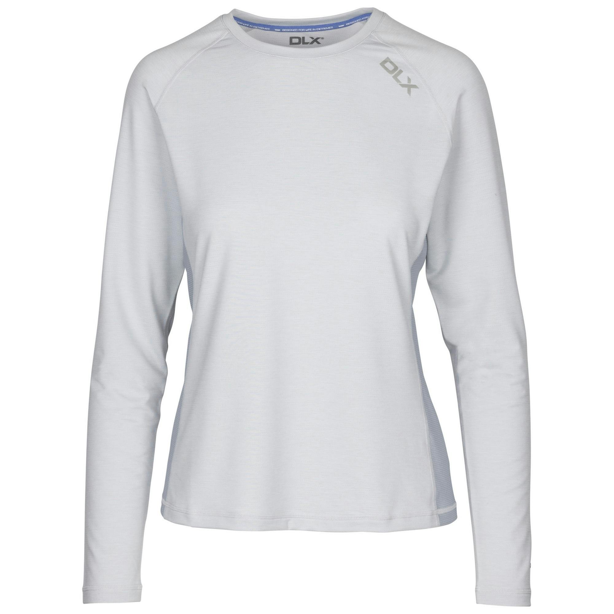 DLX Womens/Ladies Katherine Top (Pale Grey Marl) - Light Grey - Size X-Large - Image 3