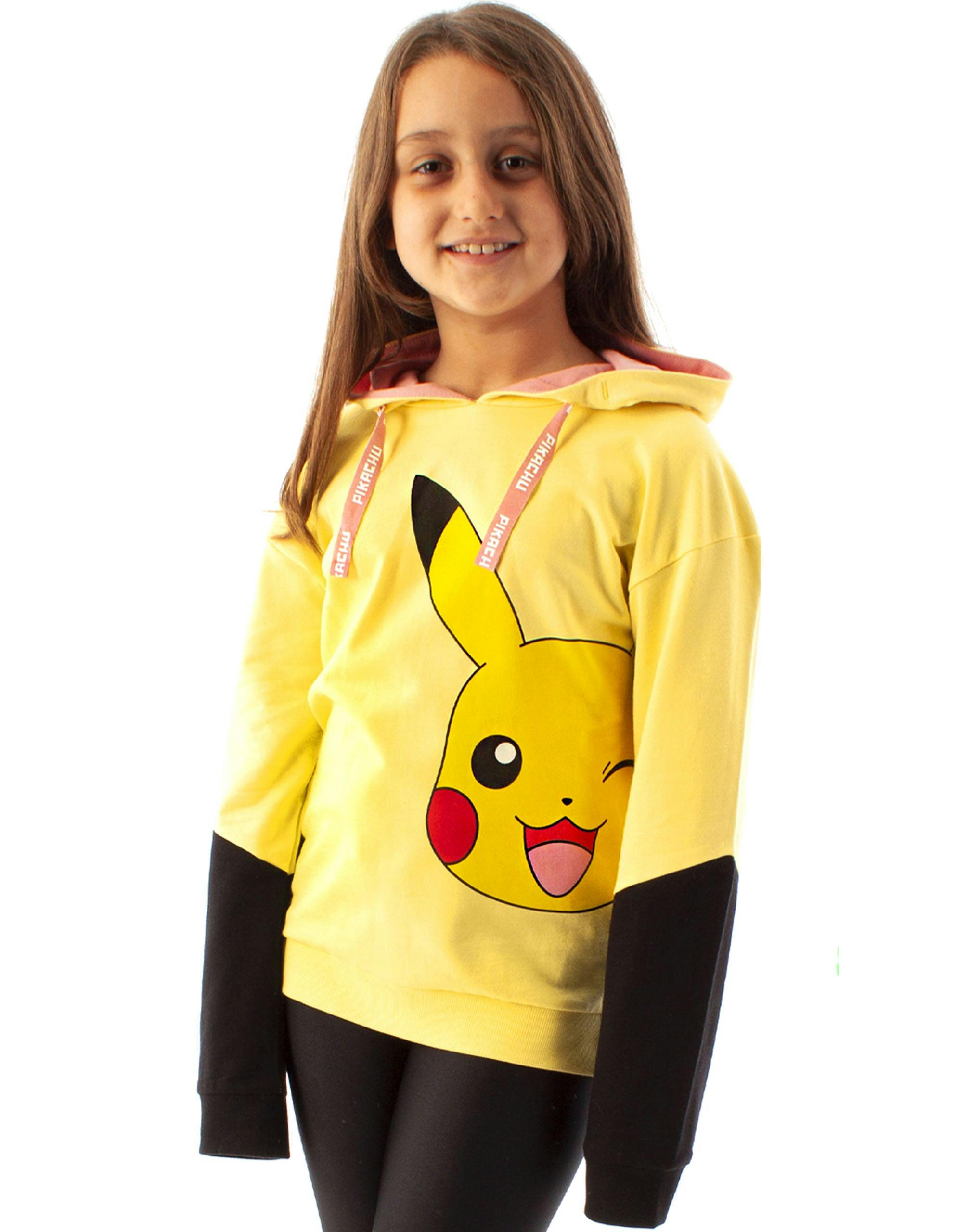 Vanilla Underground Girls Yellow Pokemon Pikachu Hoodie - 5-6 Years