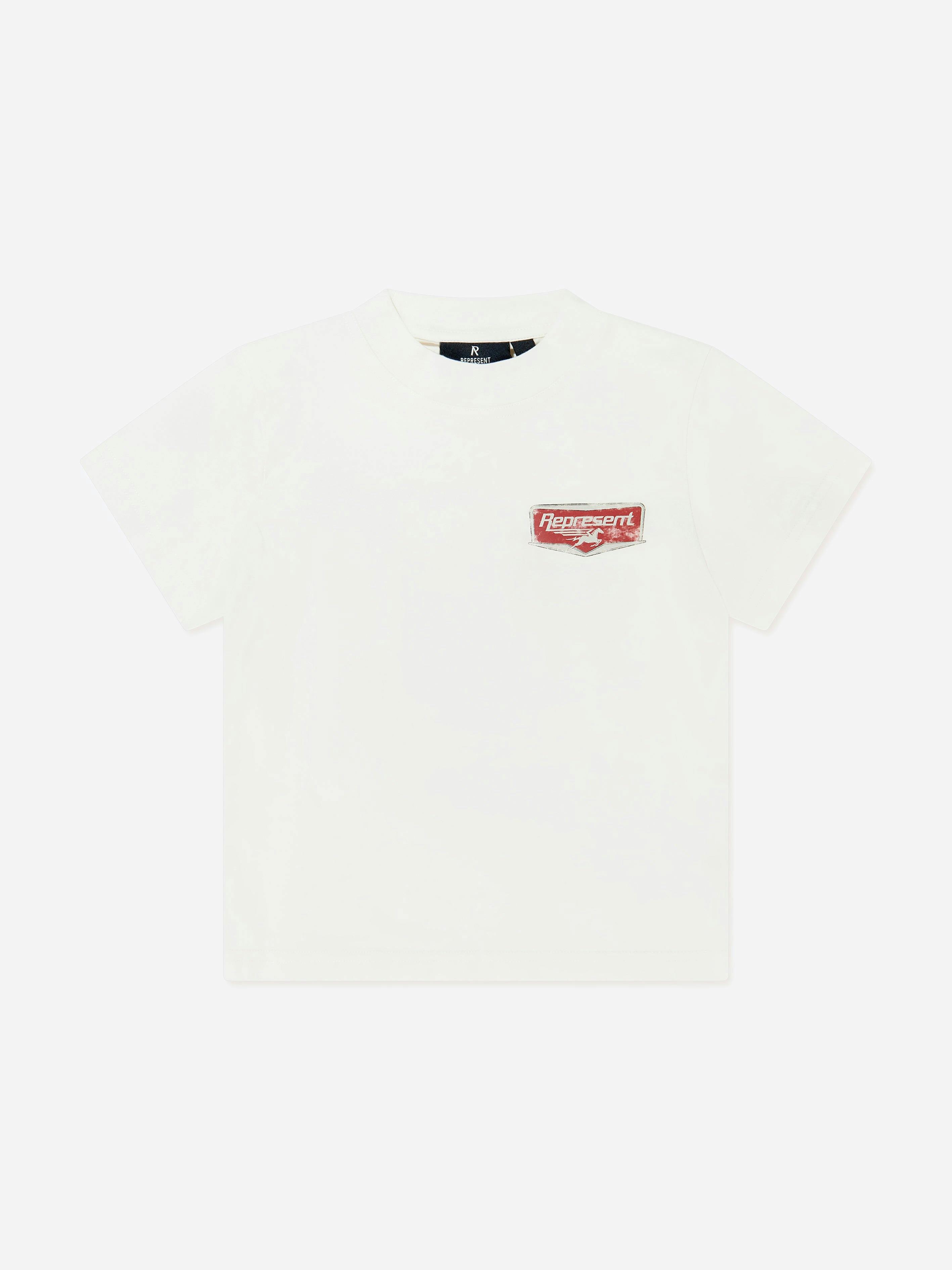 Represent Boys Ivory Kids Mini Nothing Faster T-Shirt In - 3 - 4 Yrs