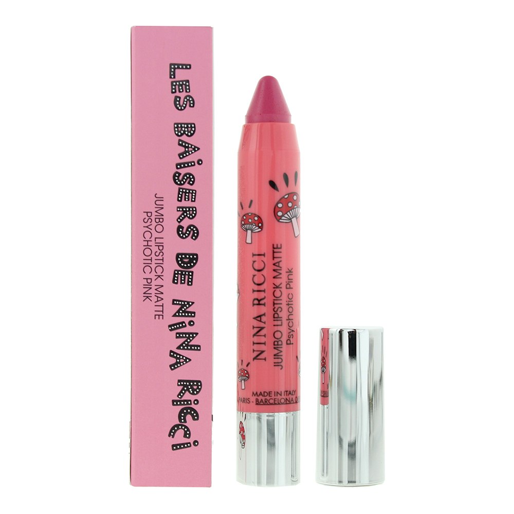 Nina Ricci Pink Jumbo Matte Psychotic Lipstick 2.5G