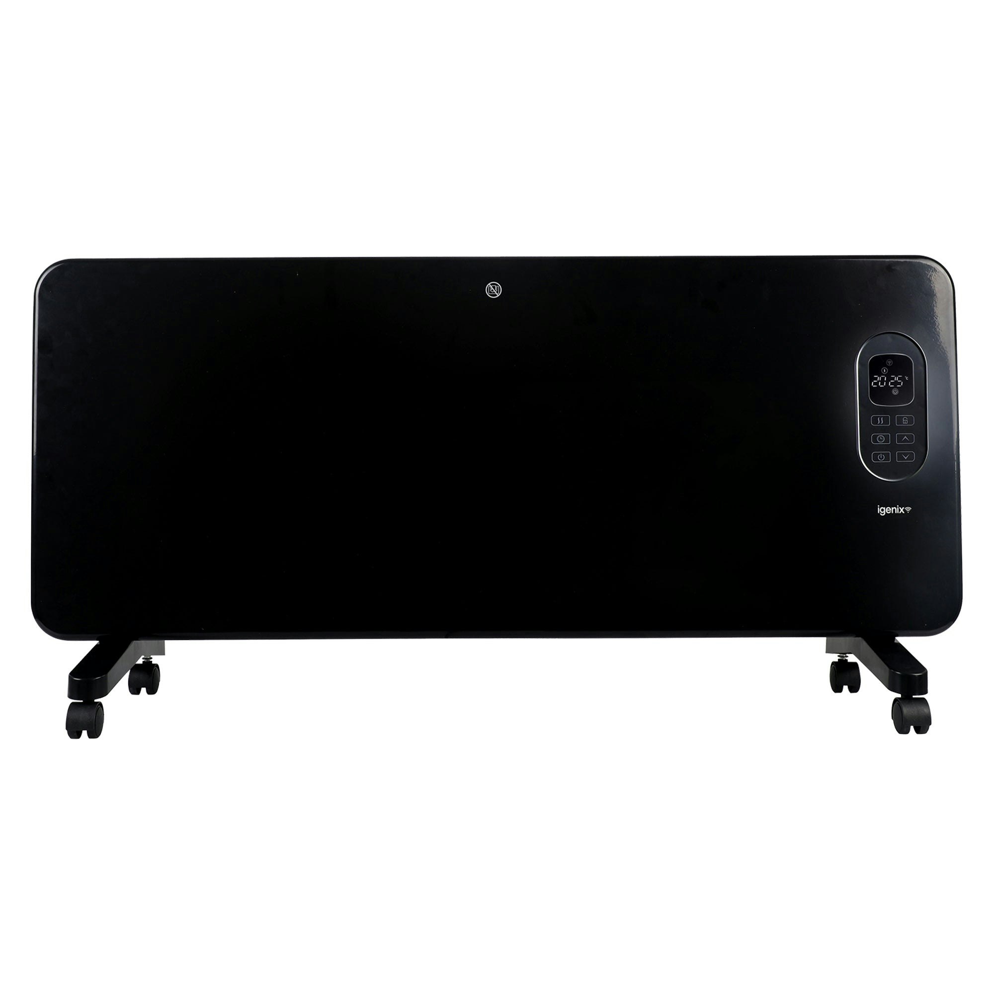 Igenix Black Smart Electric Panel Heater, 2000W,