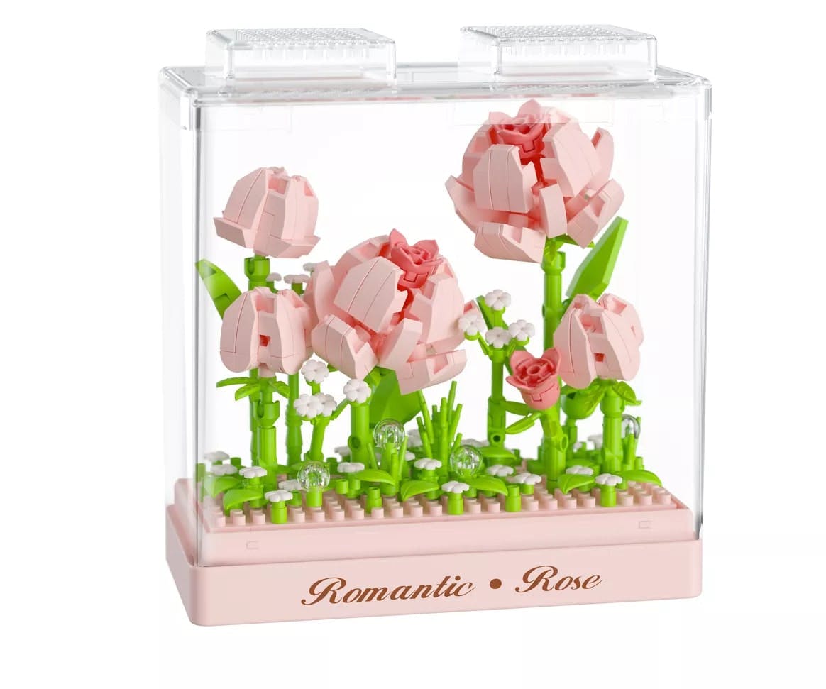 Nova Pink Bloom Building Blocks Rose Garden