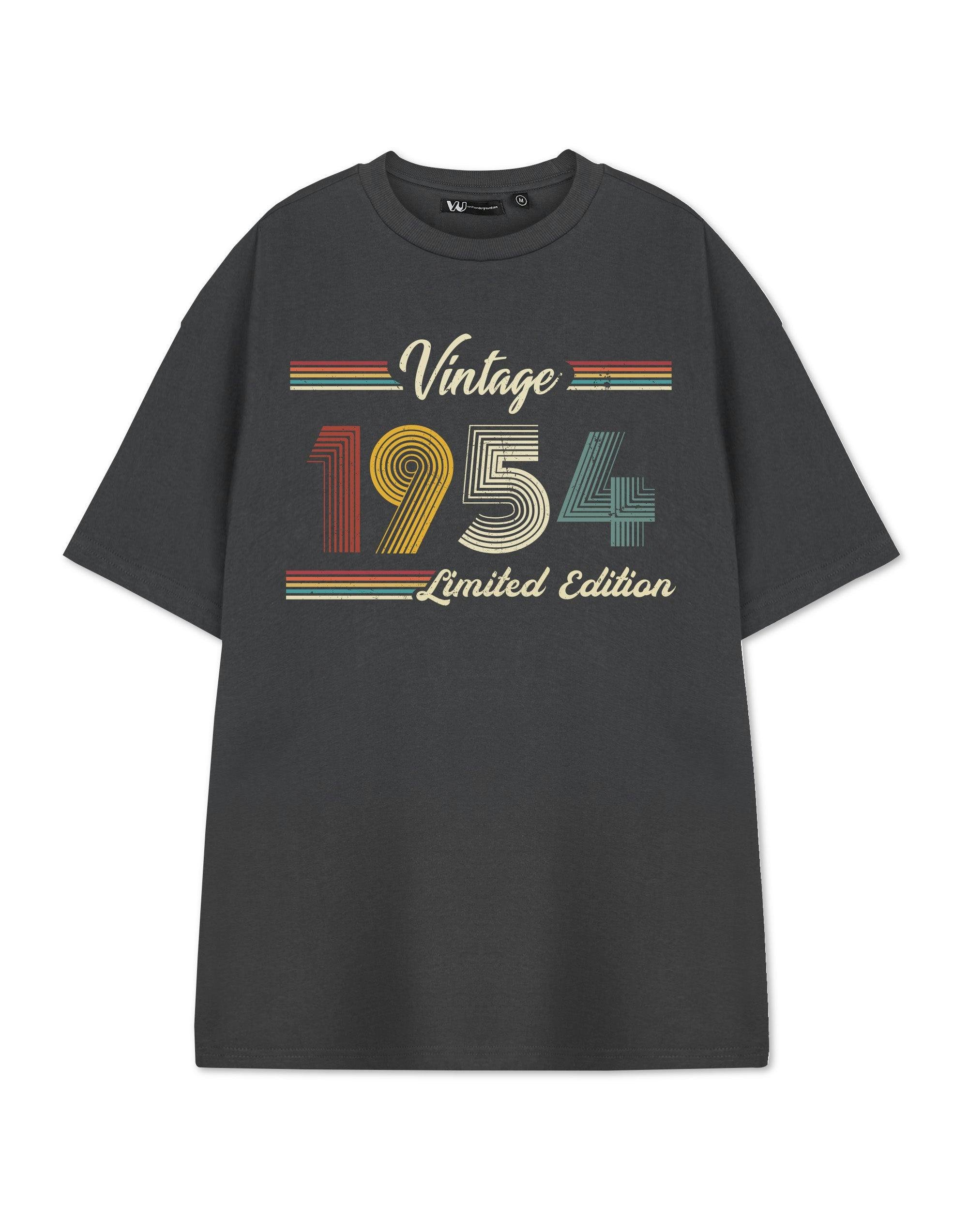 Vanilla Underground Unisex Grey Show Me The Merch Vintage 1954 Short Sleeved T-Shirt - X-Large