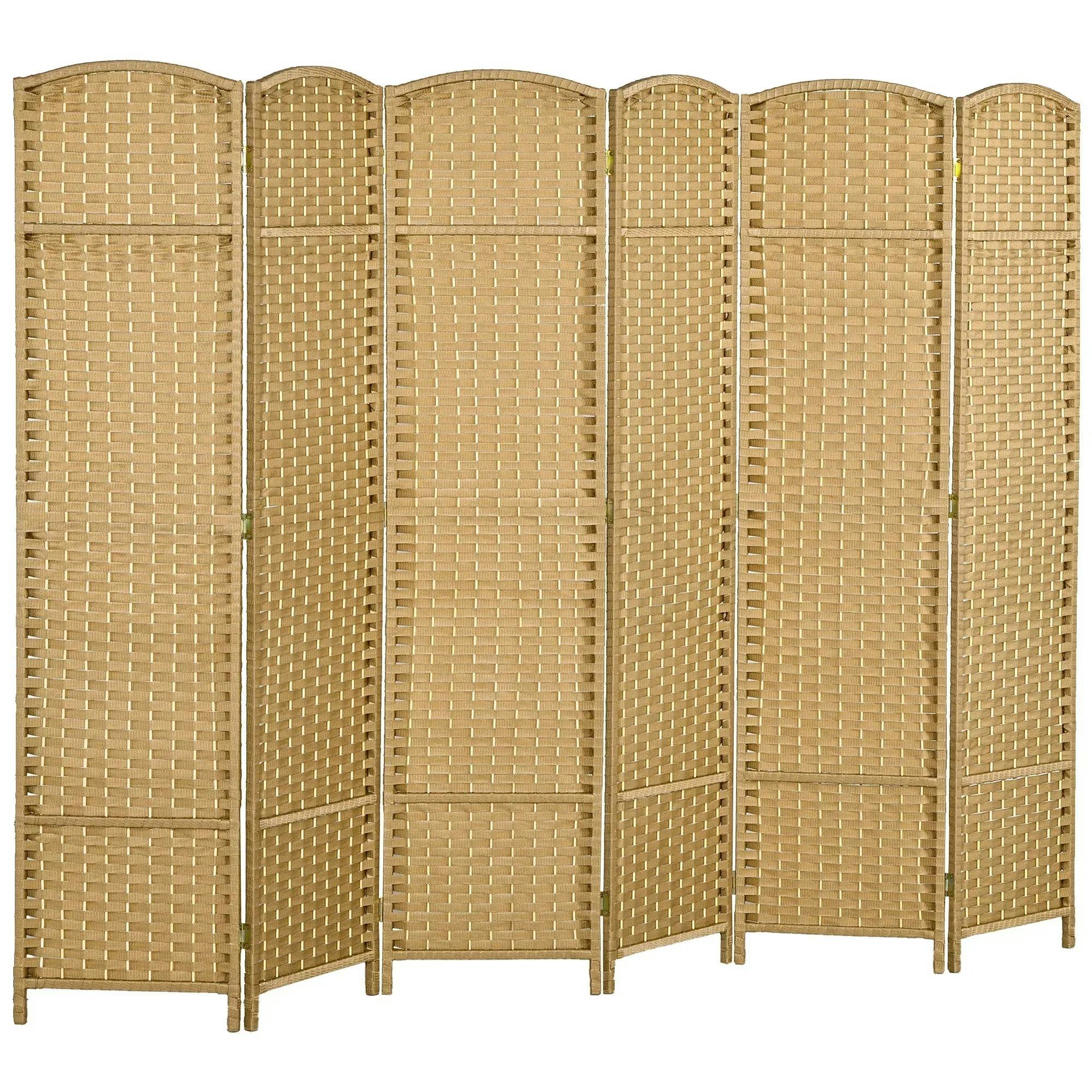 6 Panel Folding Room Divider Privacy Screen 170cm Freestanding - Image 5