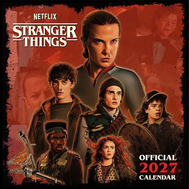 Stranger Things Square Calendar 2027 Birthday, Xmas Gift Official Product - Image 5