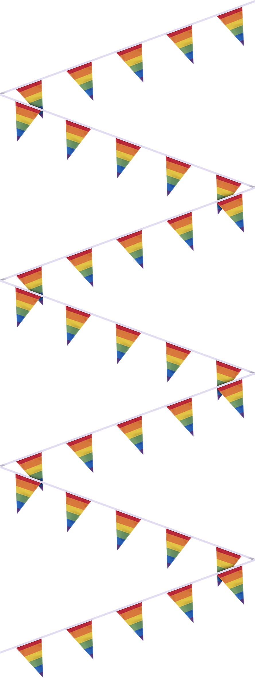 St Helens Rainbow Pride Bunting 10M
