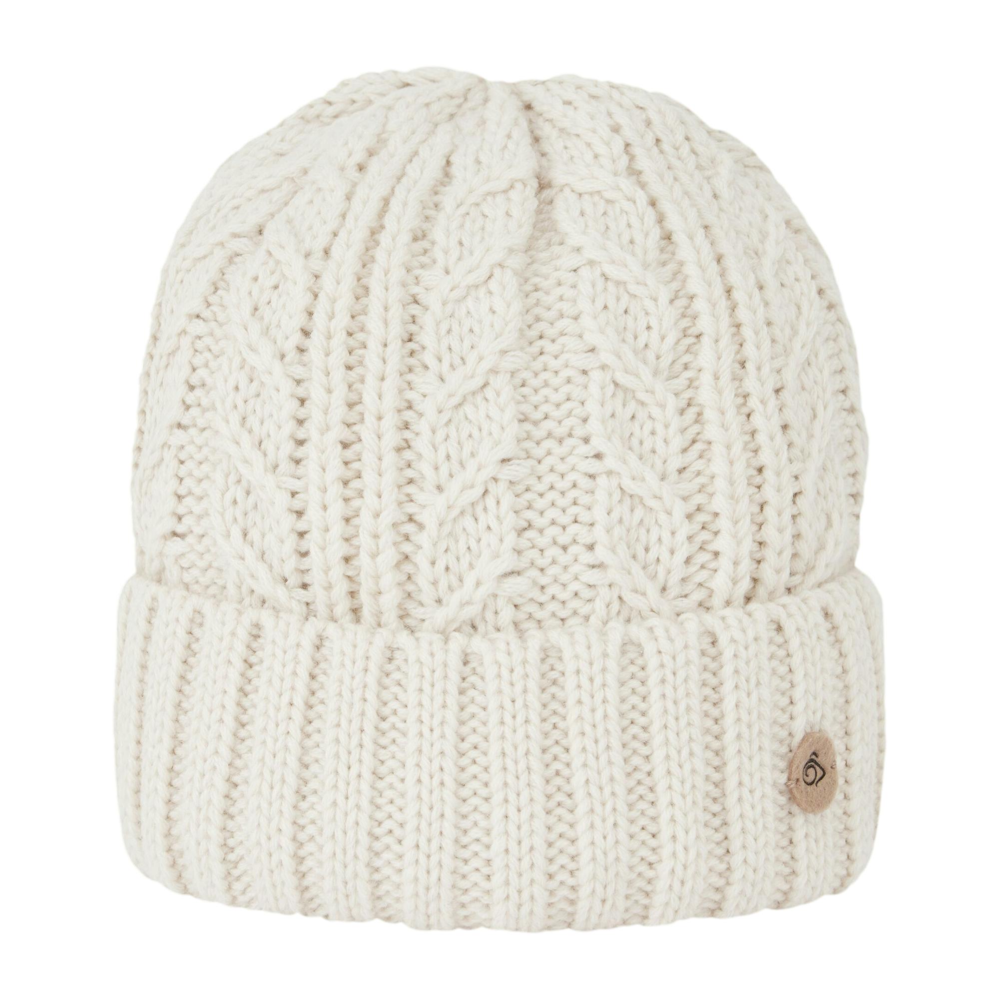 Craghoppers Women's Brock Knitted Beanie - Calico - M-L - Calico - 100% Mixed