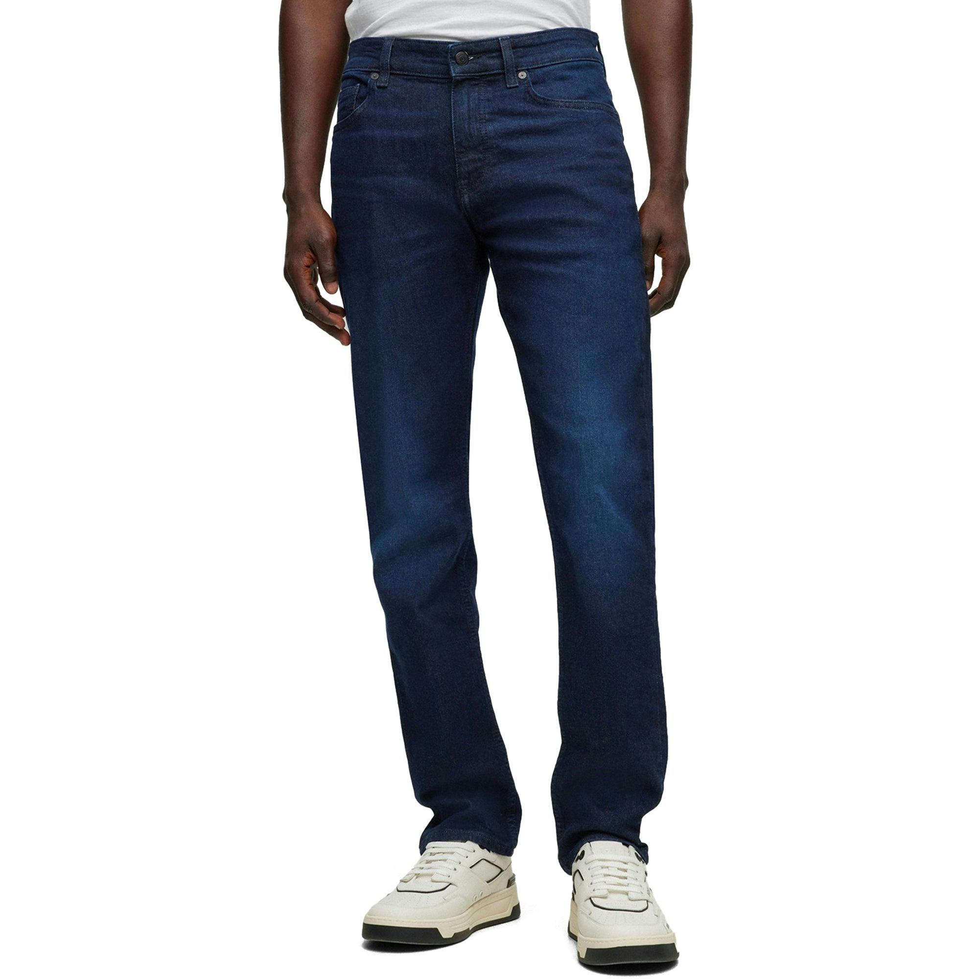 Boss Dark/Indigo Delaware Slim Fit Jeans - Zone Stretch - 30/32