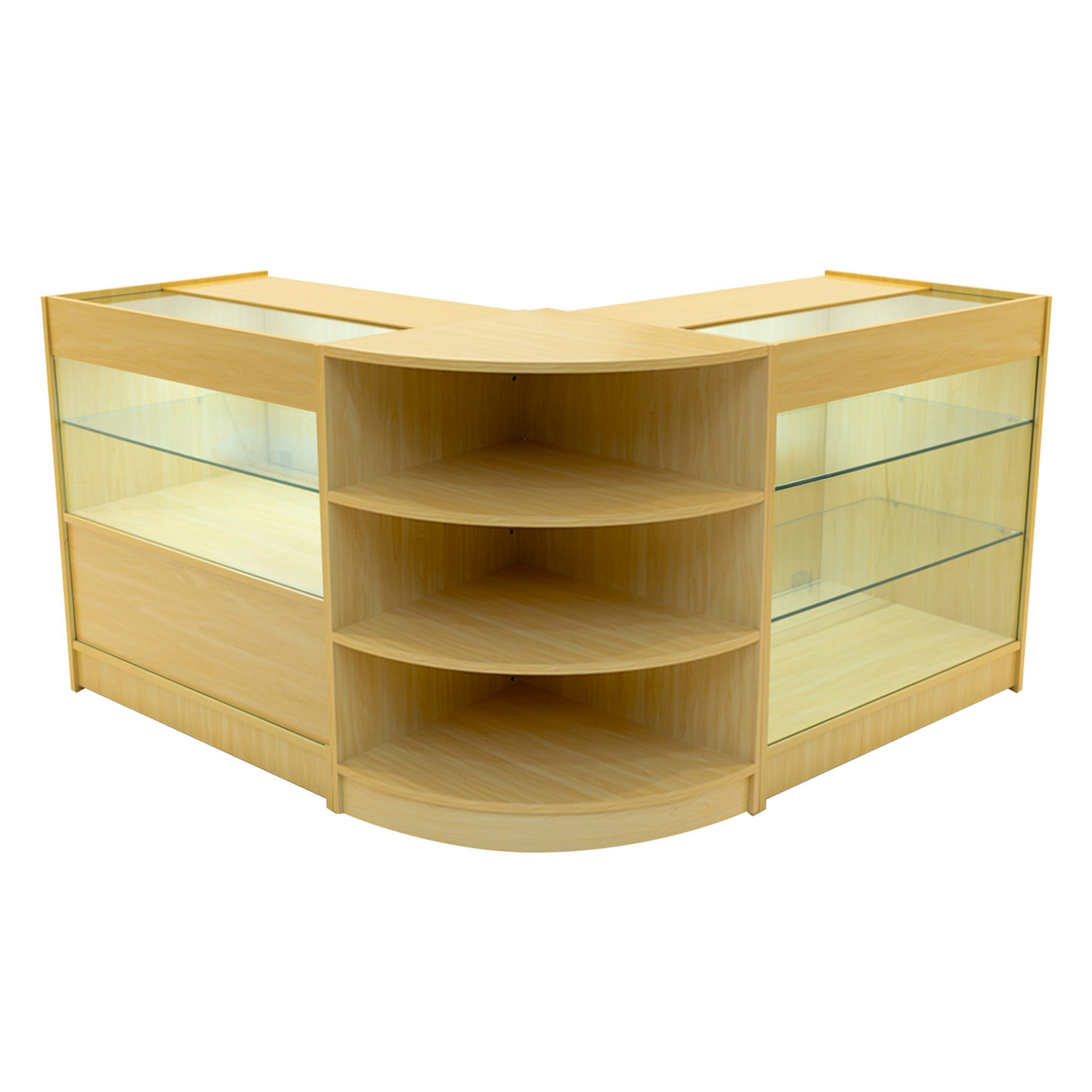Monstershop White Calliope Led Shop Counter Set K900, C900 & Lm60 - Maple