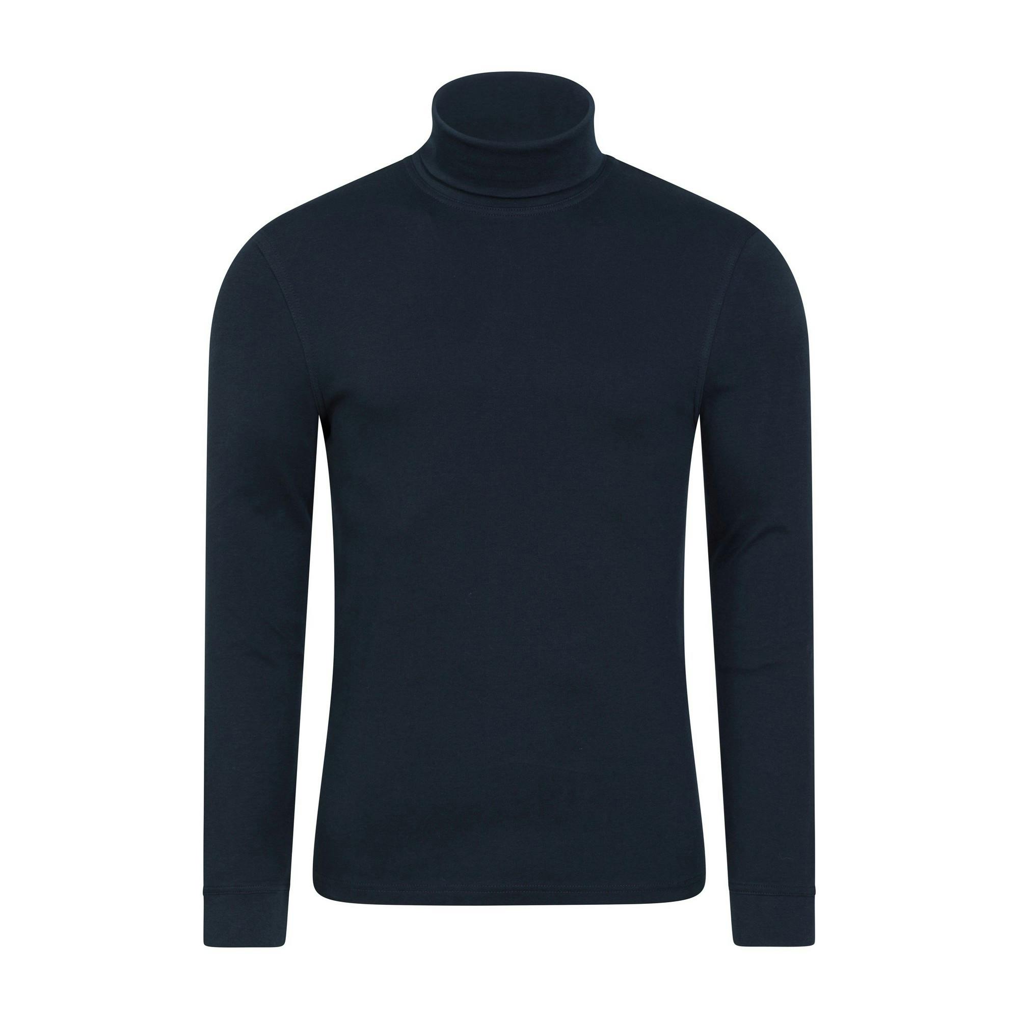 Mountain Warehouse Men's Meribel Cotton Thermal Top - Navy - Xxs - Navy - 100% Combed Cotton