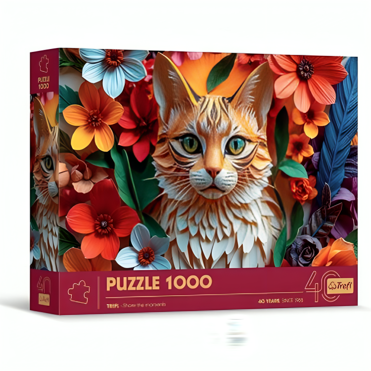 Trefl 40Th Anniversary Cat 1000 Piece Puzzle