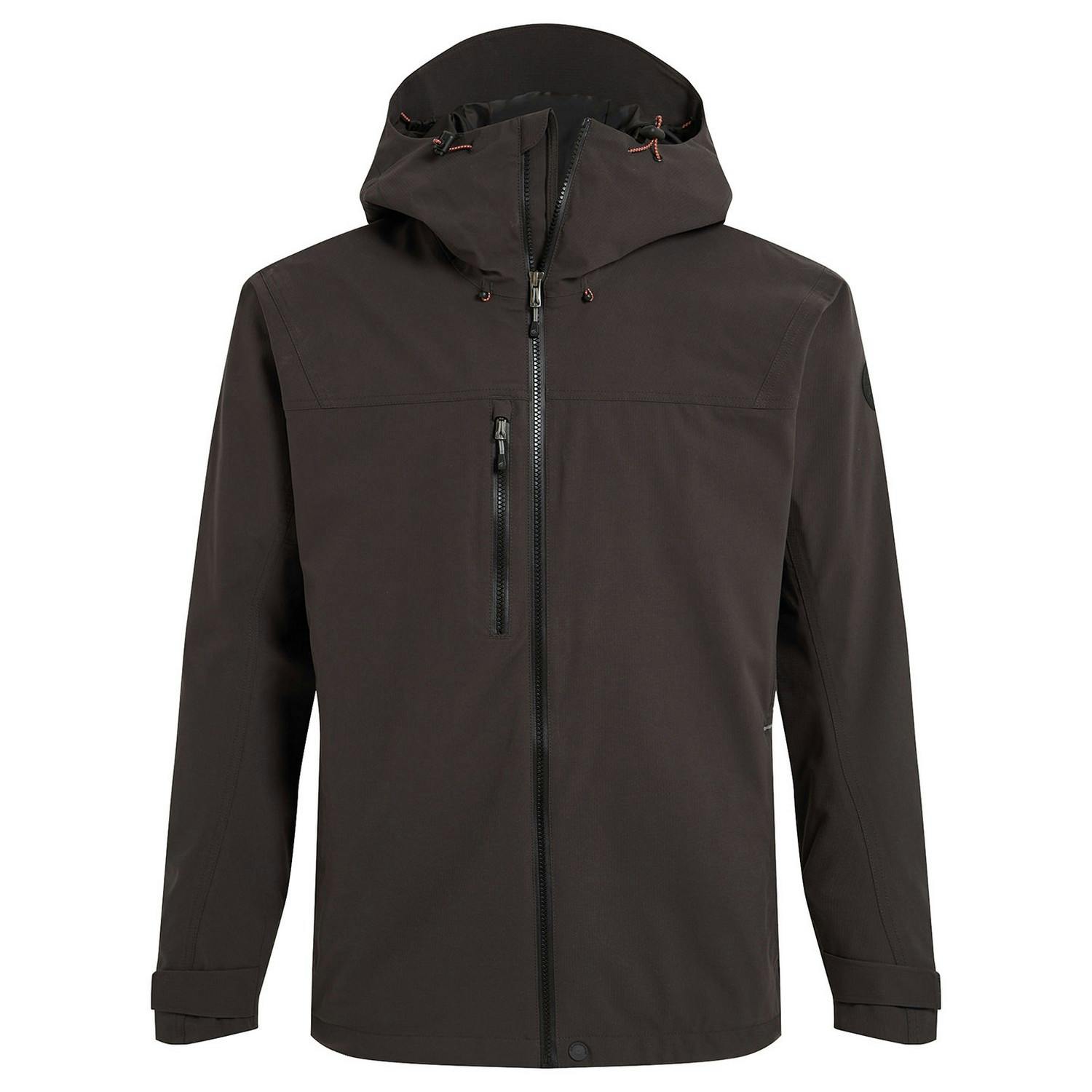 Craghoppers Men's Grey Richmond Stretch Waterproof Jacket - Carbon - Xxl - Carbon - 60% Polyester/40% Recycled Polyester