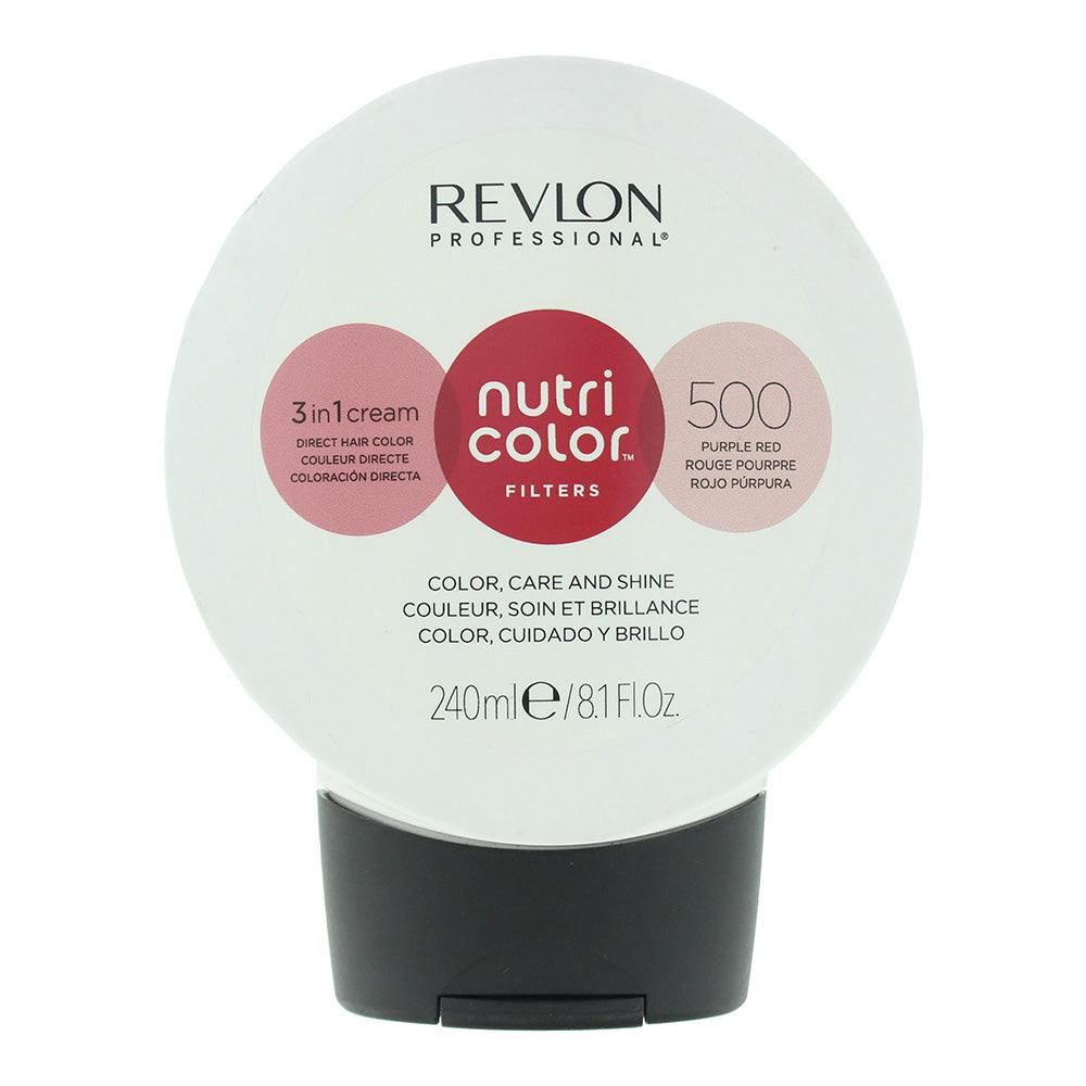 Revlon Nutri Color Filters, Semi Permanent Hair Colour Conditioner, 500 Purple Red, 240 Ml - Image 5