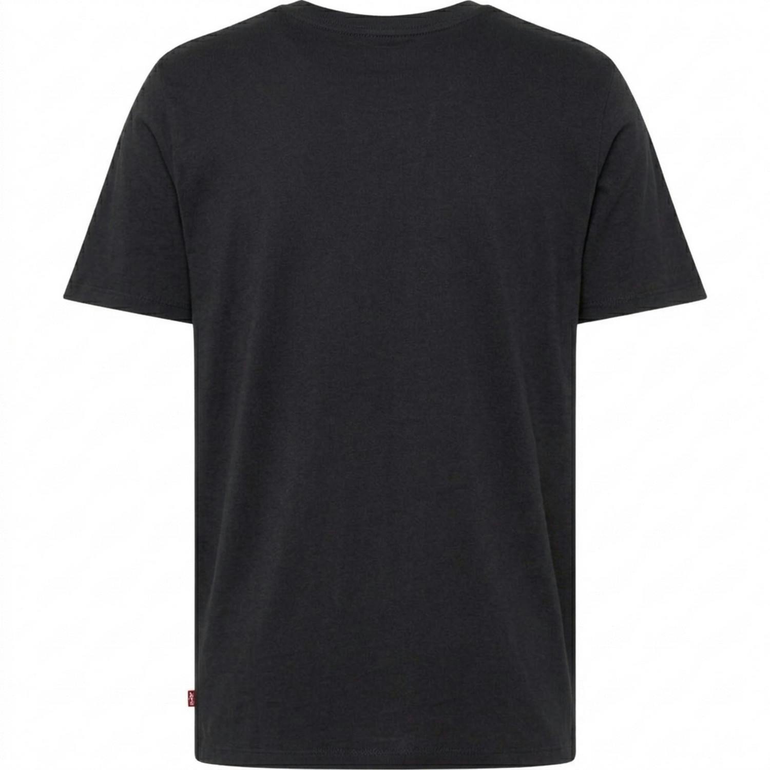 Levis Men's Black Logo Cotton Regular T-Shirt - Xxl - 100% Cotton