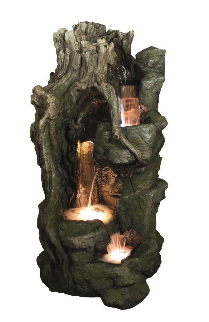 Tranquillity Water Features 3 Bucket Wishing Well Water Feature - Mains