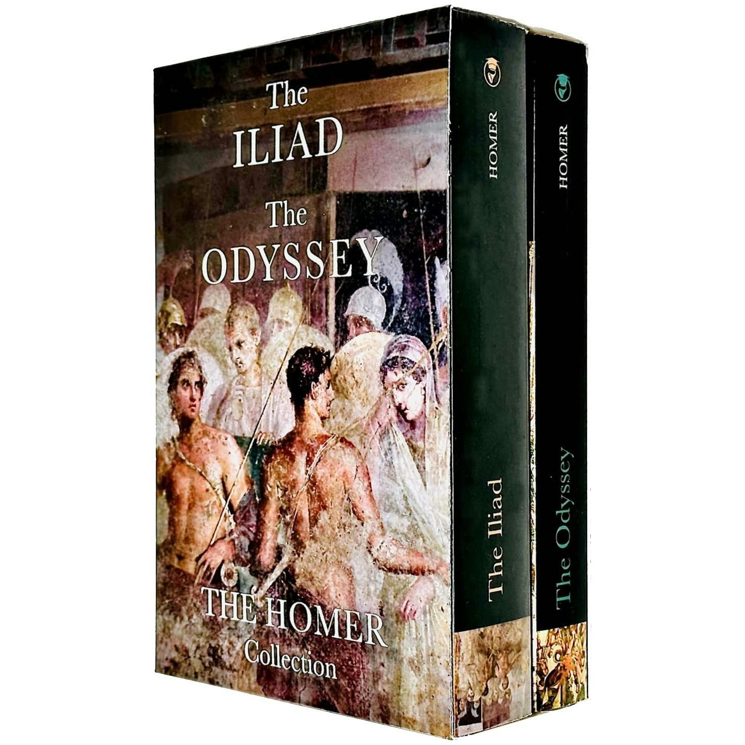 Classic Editions Green The Homer Collection 2 Books Box Set (The Iliad And The Odyssey)