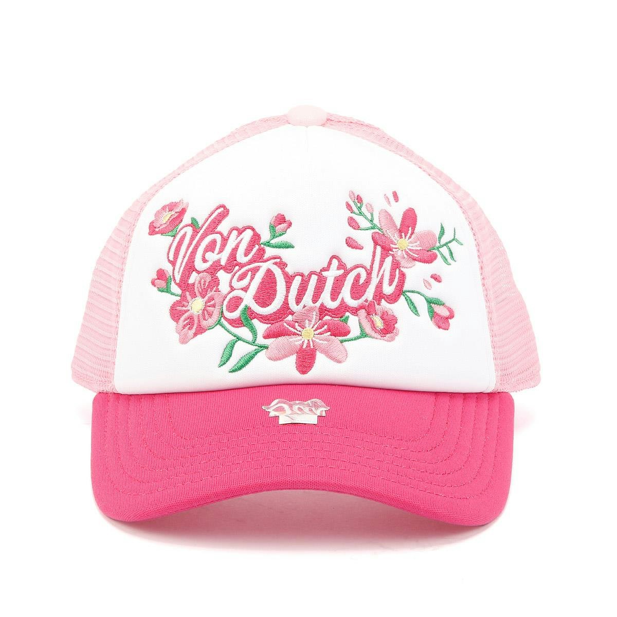 Von Dutch Women's Pink Trucker Mesa Cap