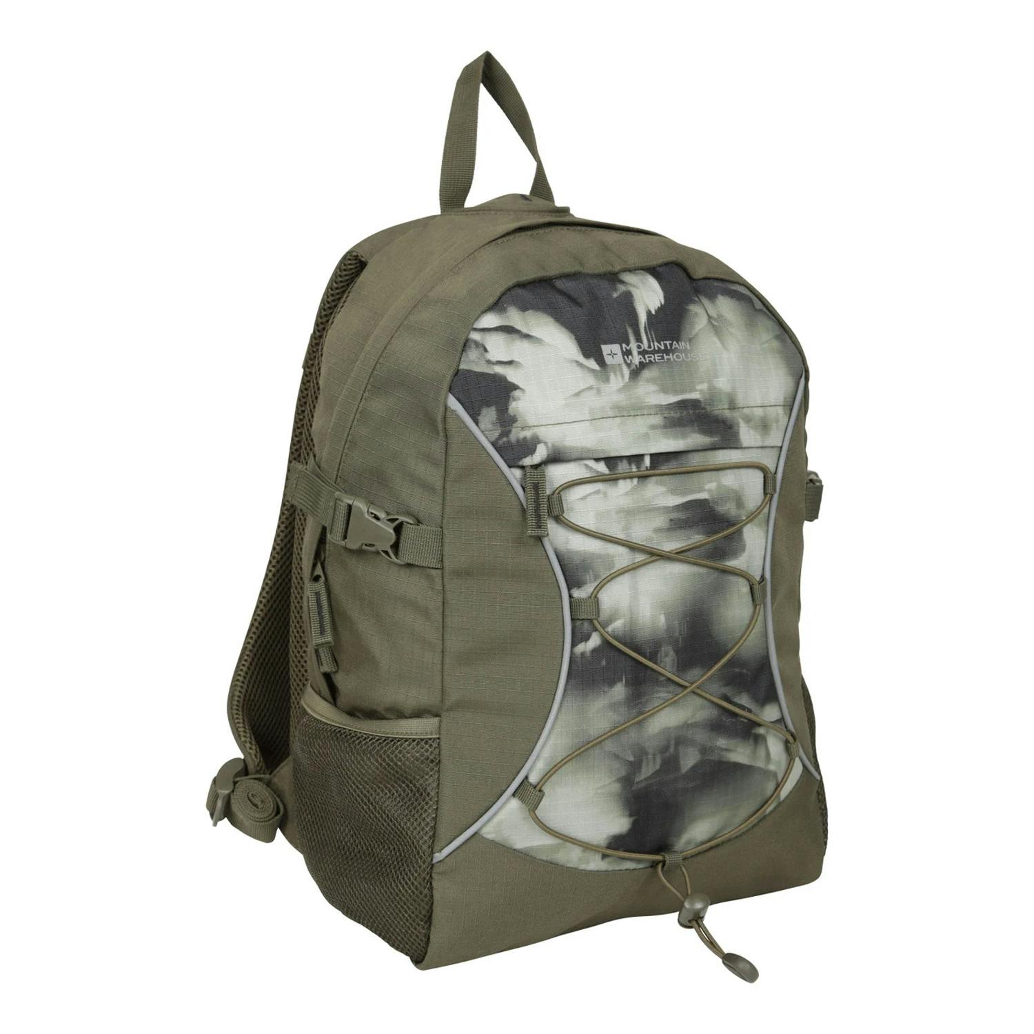 Mountain Warehouse Dark Bolt Patterned 18L Backpack - Khaki - One Size - Khaki