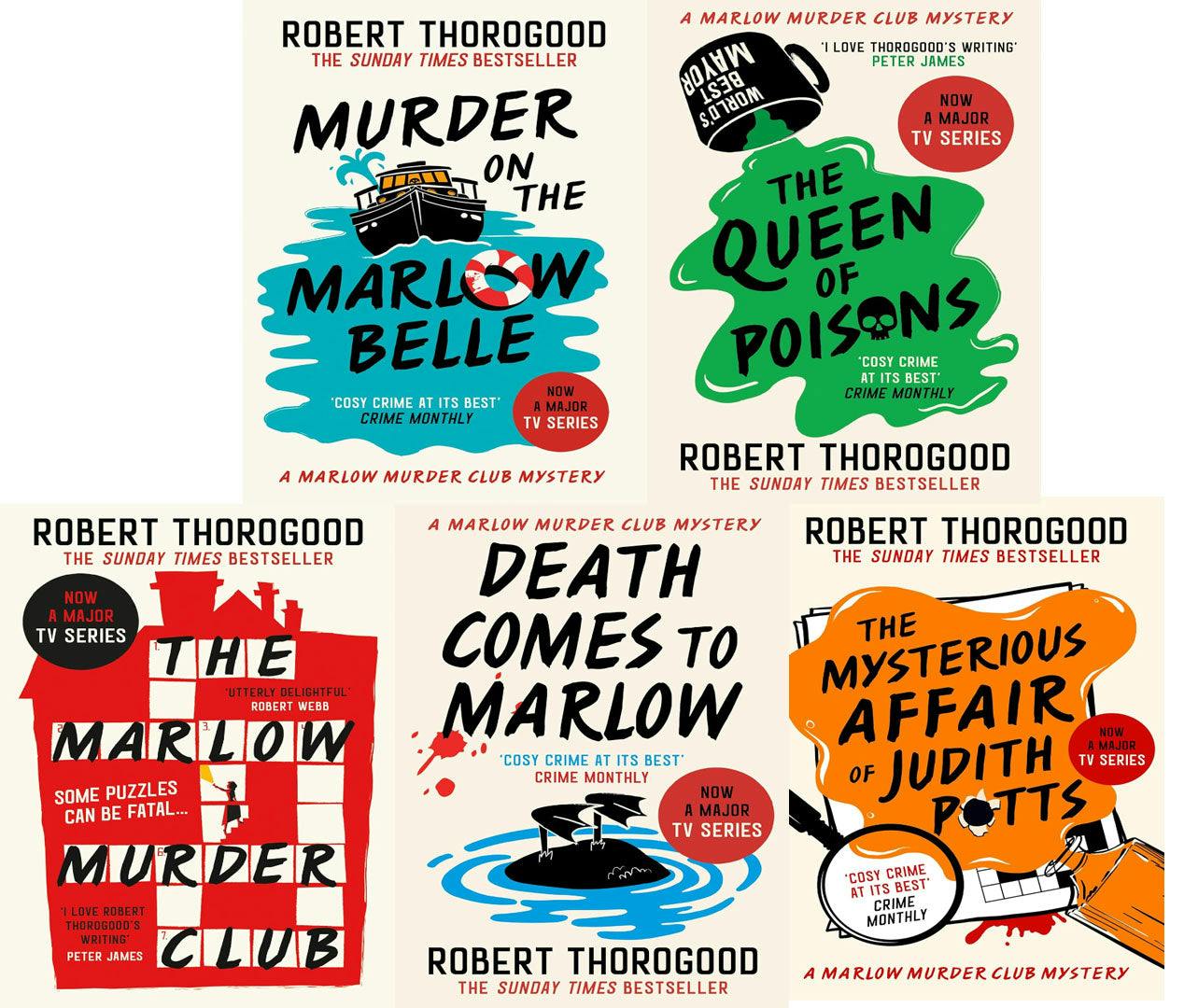 Various Publishers The Marlow Murder Club Mysteries Series By Robert Thorogood 5 Books Collection Set