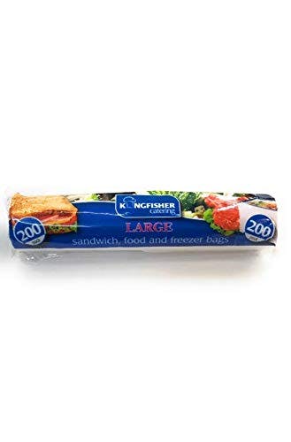 Kingfisher Kc200fb Food Freezer Sandwich Bags Large Roll Of 200