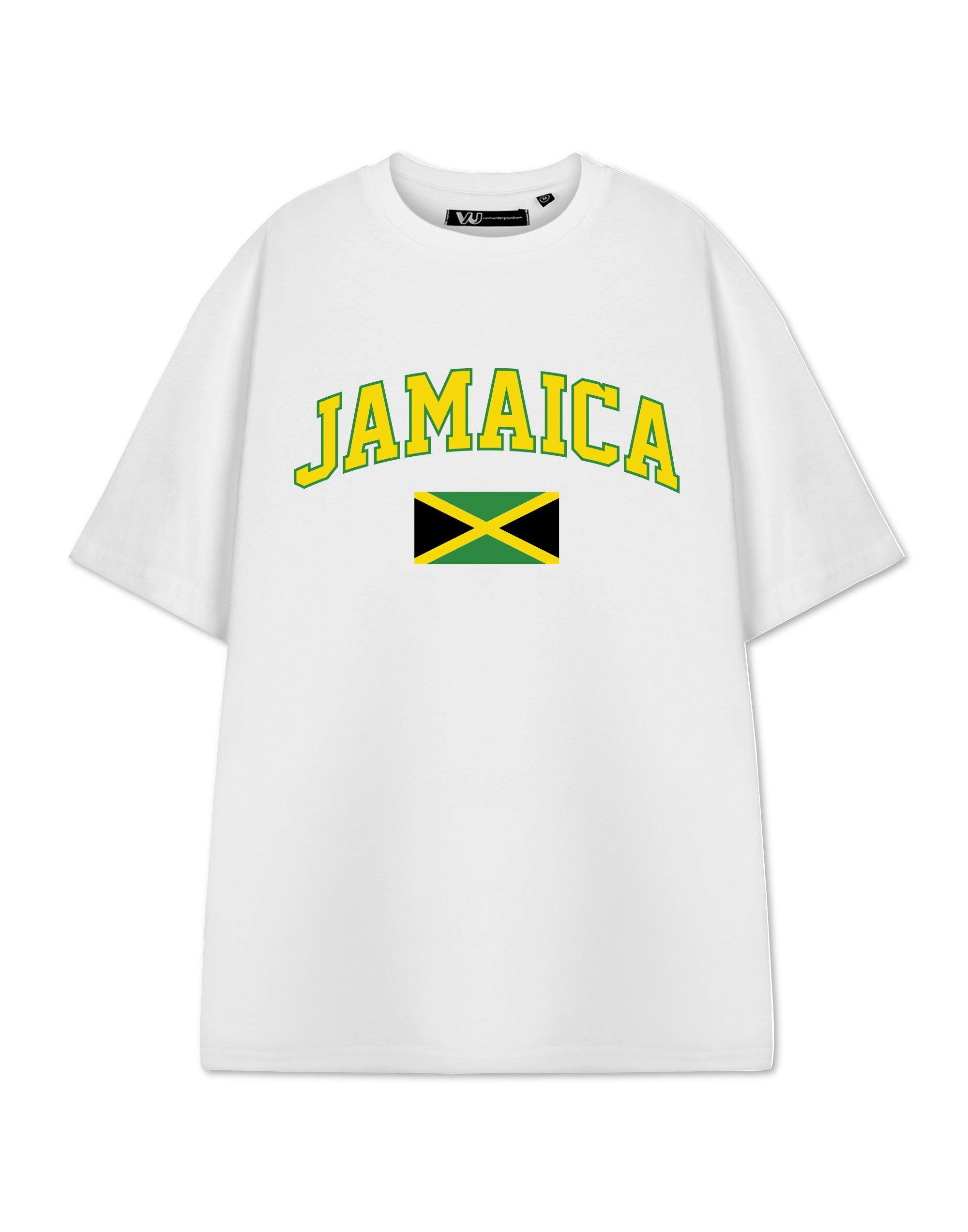 Vanilla Underground Unisex White Show Me The Merch Jamaica Short Sleeved T-Shirt - XXX-Large