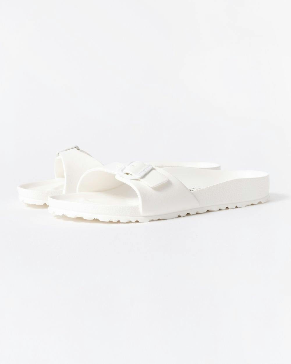 Birkenstock Women's White Madrid Essentials Eva Sandals - Uk5.5 Eu39 Us8/8.5 Narrow