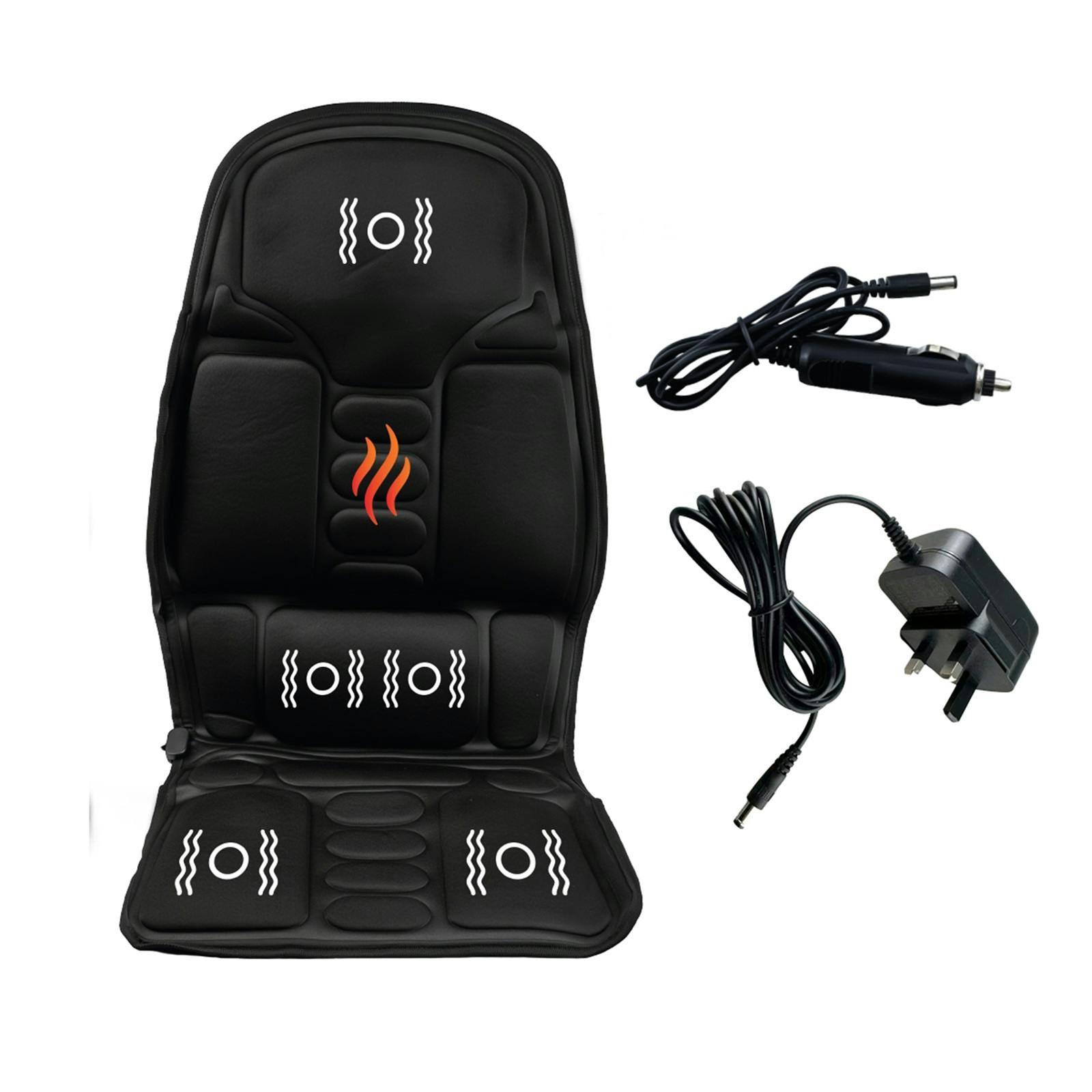 Gr8 Garden - Lumbar Back Heated Car Massage Seat Cushion - 12V - Image 3