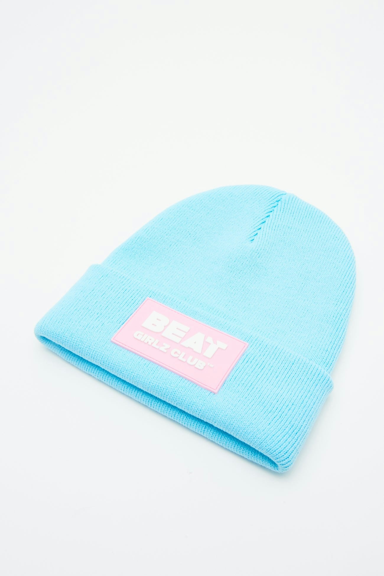 Beat Girlz Club Blue Girlz Pastel Logo Beanie Hat - Miami