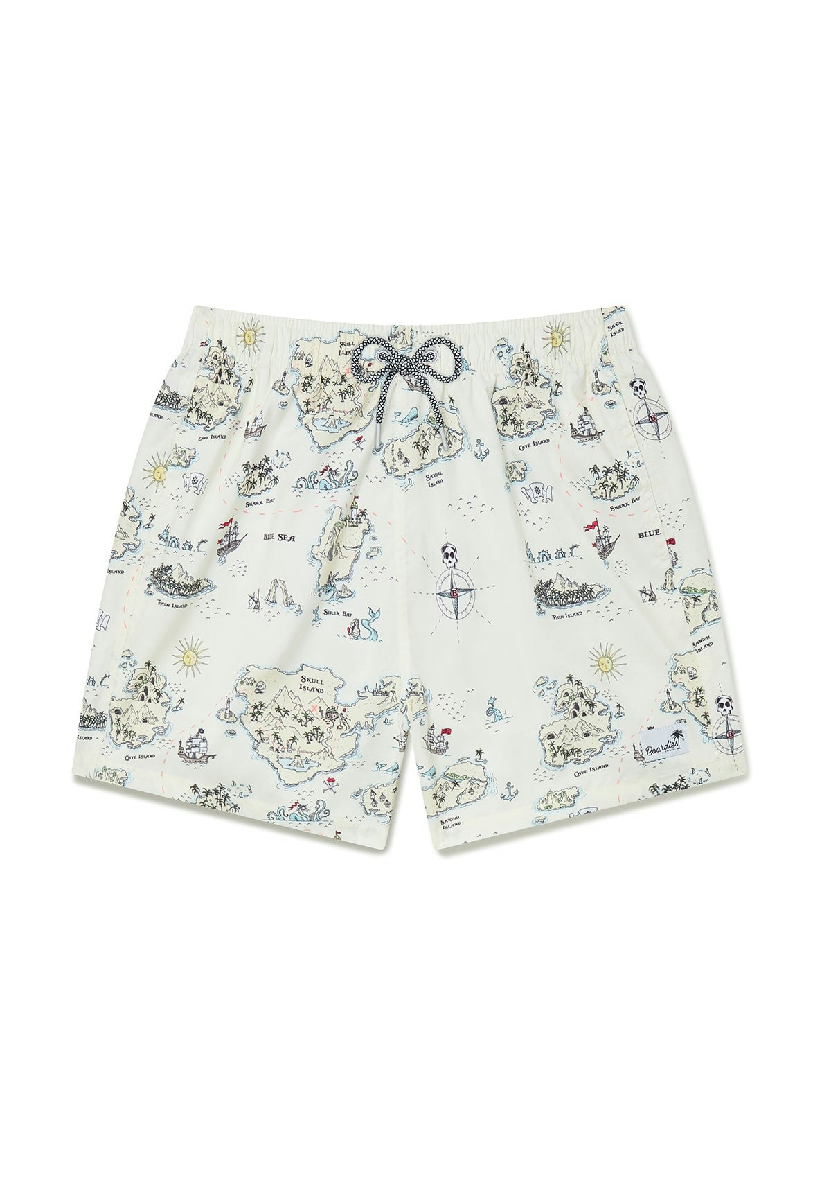 Boardies Cream Treasure Map - L