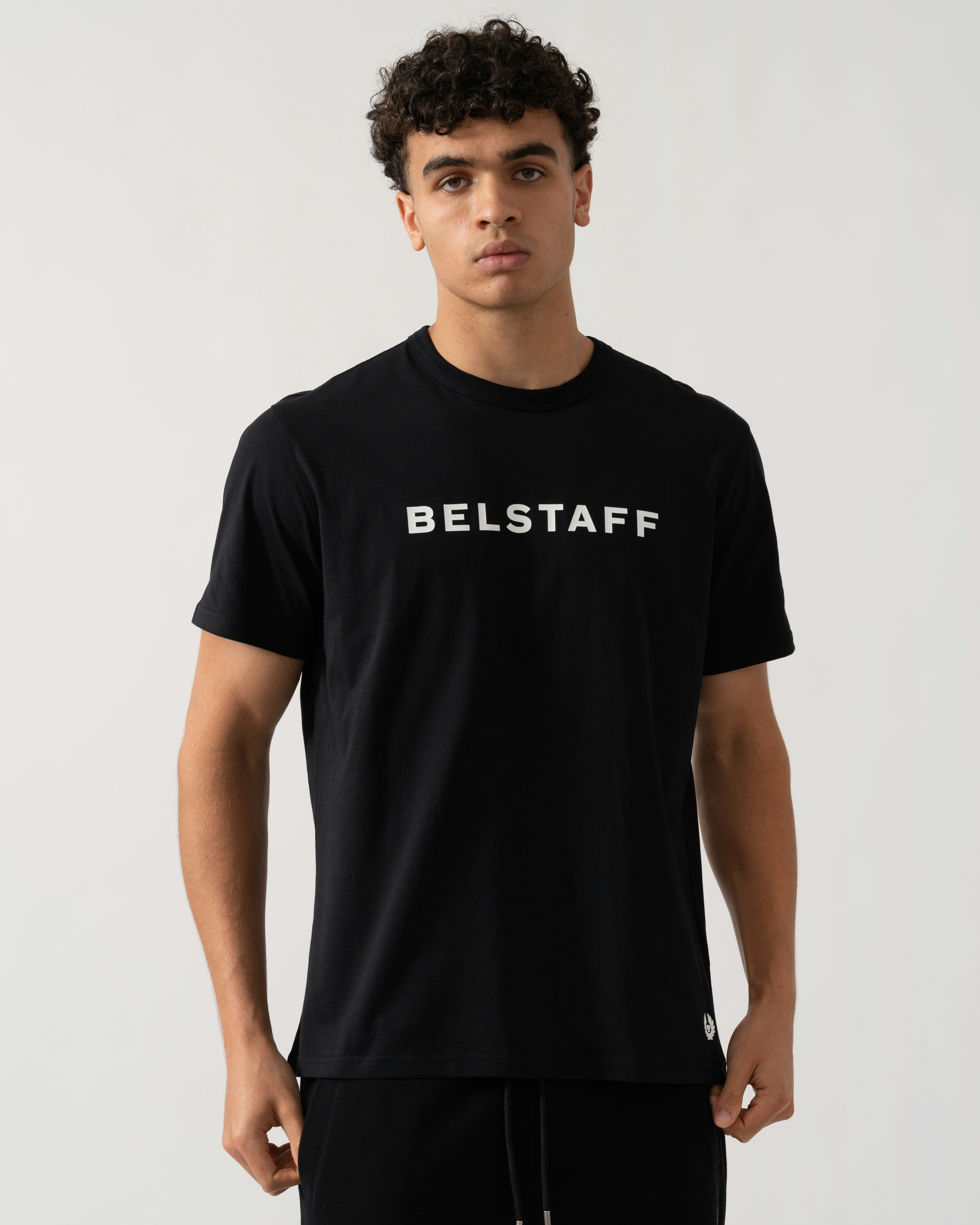Belstaff Men's Black Logo T-Shirt - M