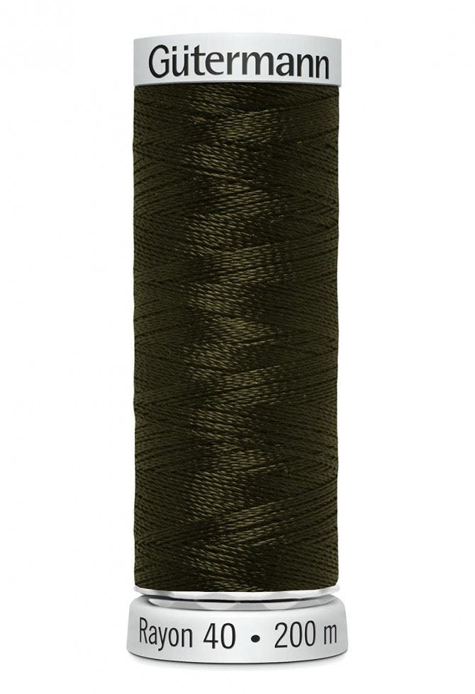 Gutermann No 40 Sulky Rayon Embroidery Thread 200M Rayon Thread Suitable For Embroidery - 1210 - 200 Metres