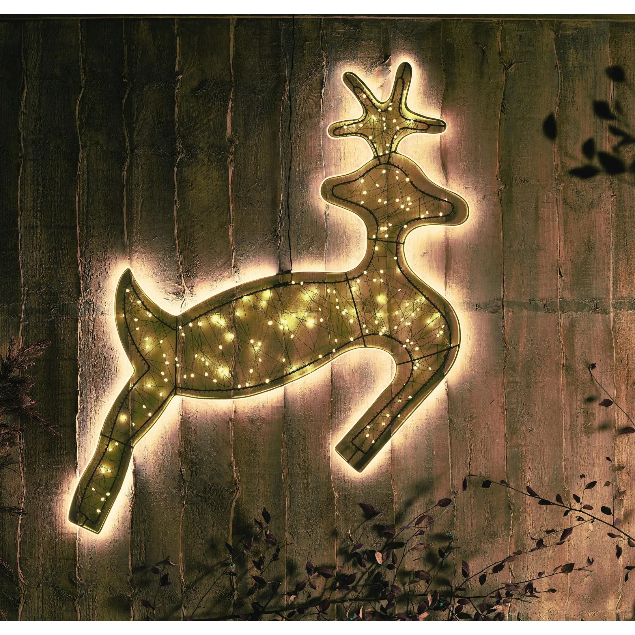 Mysmartbuy Unisex Multicolor Halo Led Leaping Reindeer Silhouette Light - Image 2