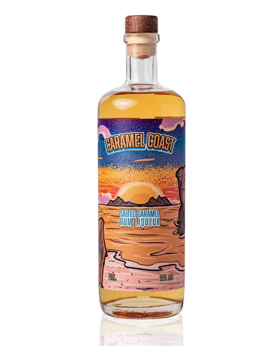 The Custom Spirit Co. Golden/Cream Caramel Coast Rum-Based Spirit - 70Cl