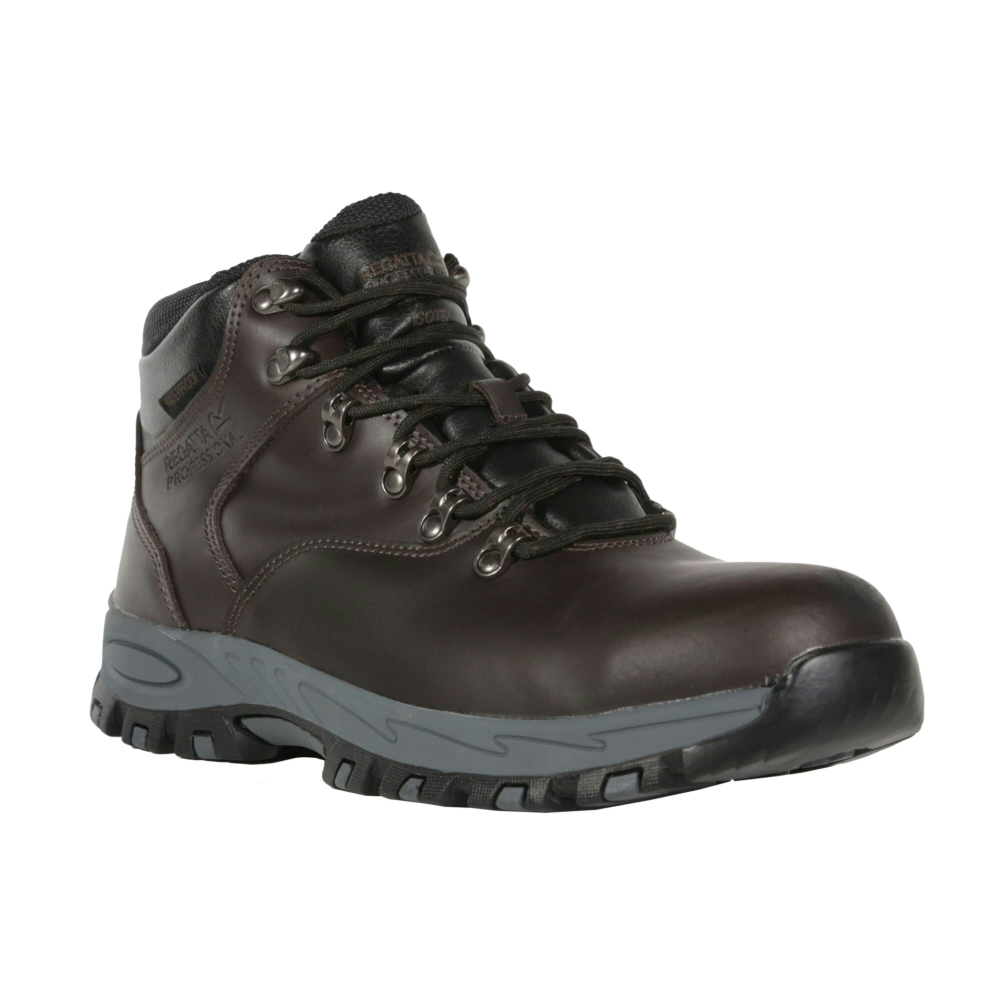 Regatta Men's Professional Leather Safety Boots - Peat - Peat Size 12 Uk